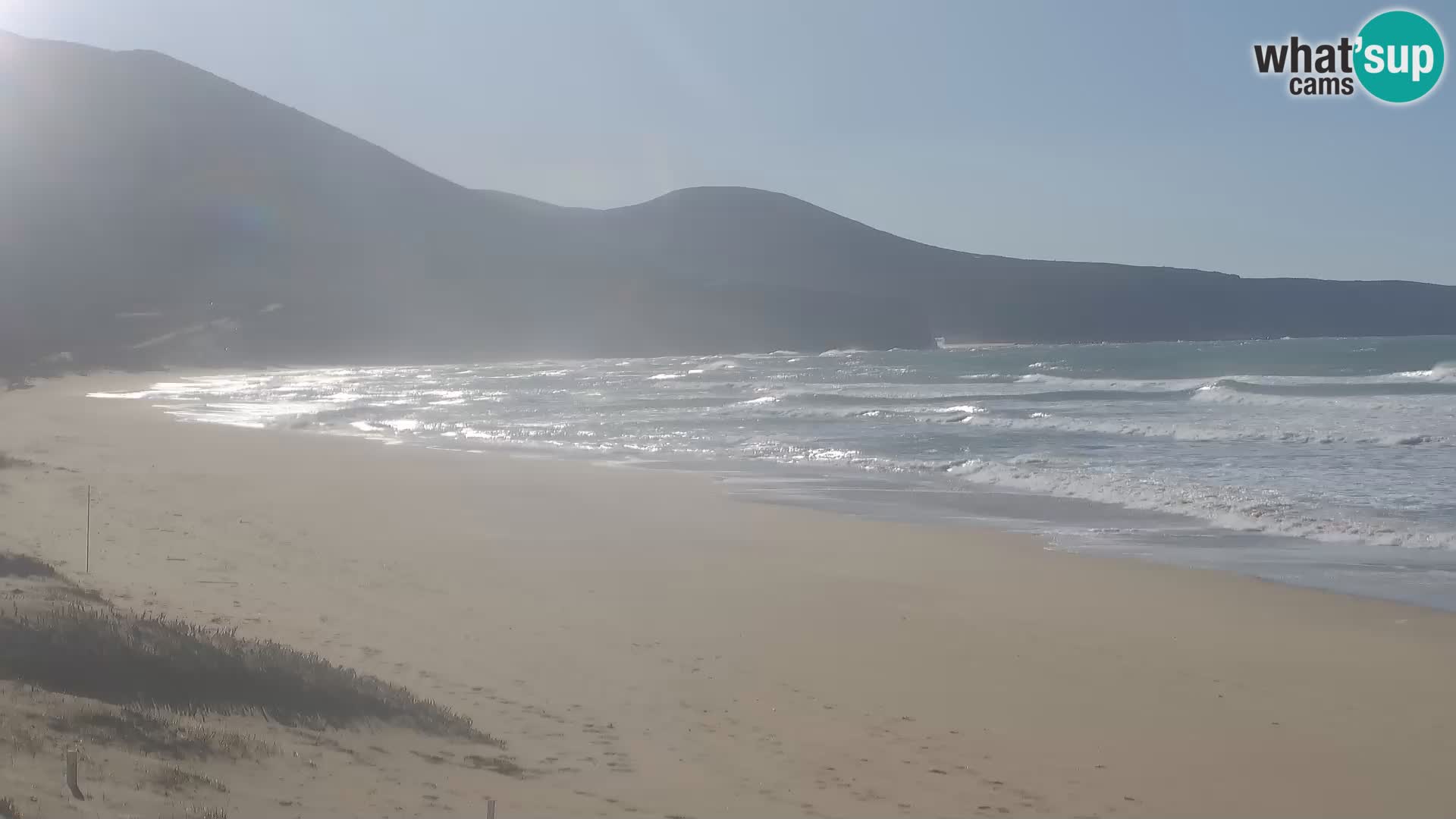 Spiaggia di San Nicolò webcam a Buggerru, Sardegna – Ammira le onde e i tramonti