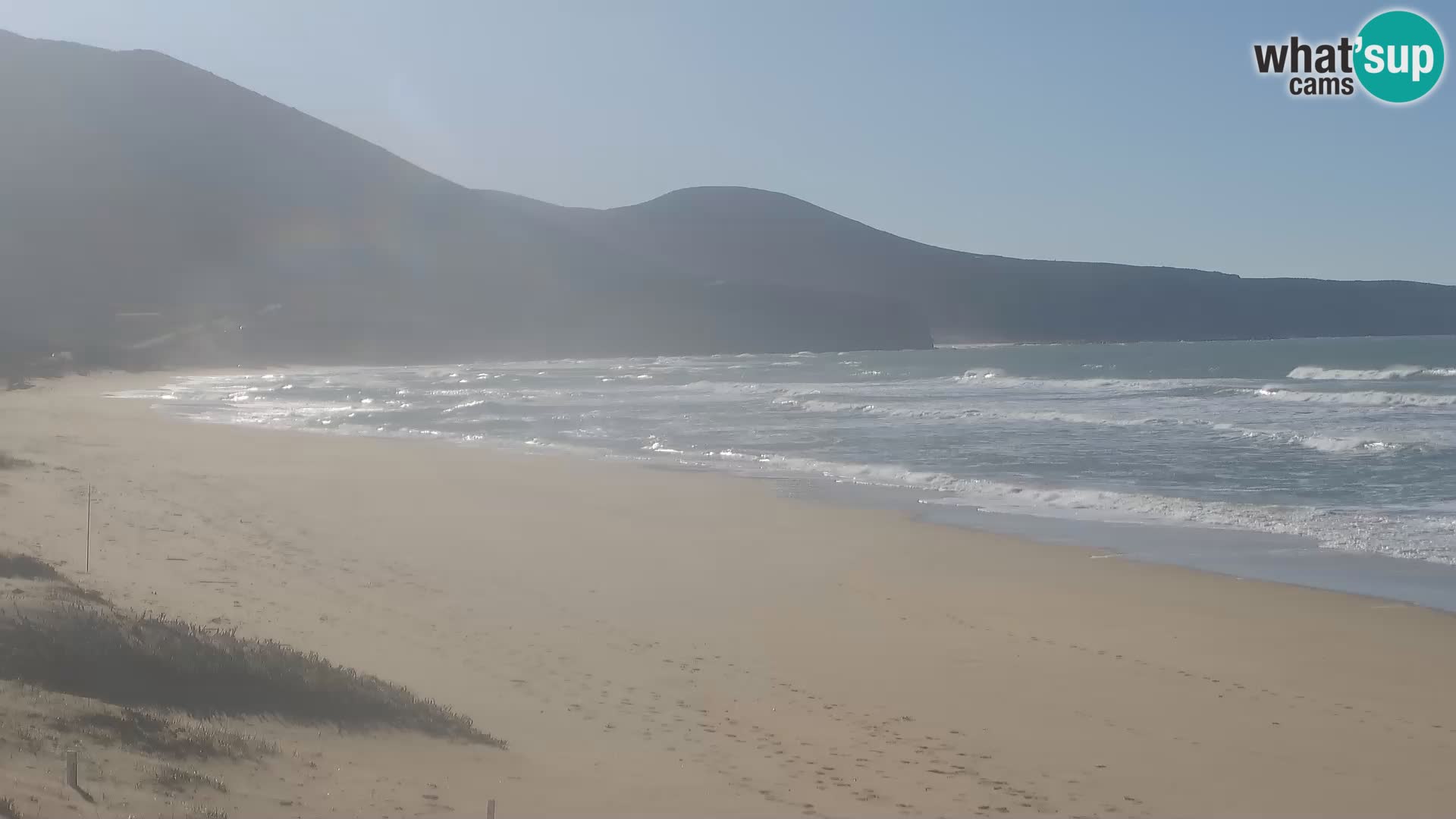 Spiaggia di San Nicolò webcam a Buggerru, Sardegna – Ammira le onde e i tramonti