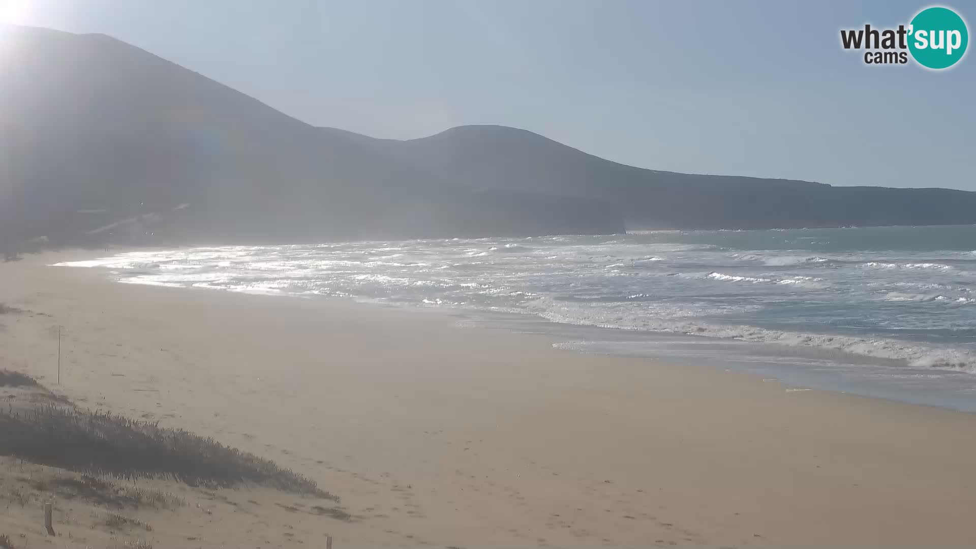 Spiaggia di San Nicolò webcam a Buggerru, Sardegna – Ammira le onde e i tramonti