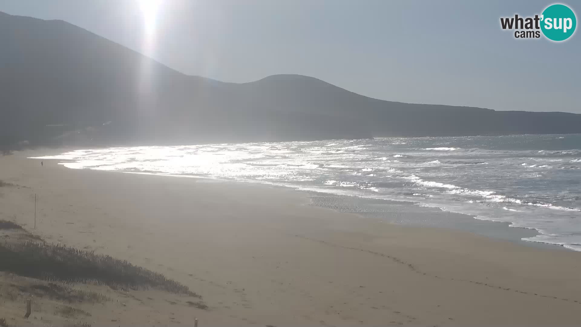 Spiaggia di San Nicolò webcam a Buggerru, Sardegna – Ammira le onde e i tramonti