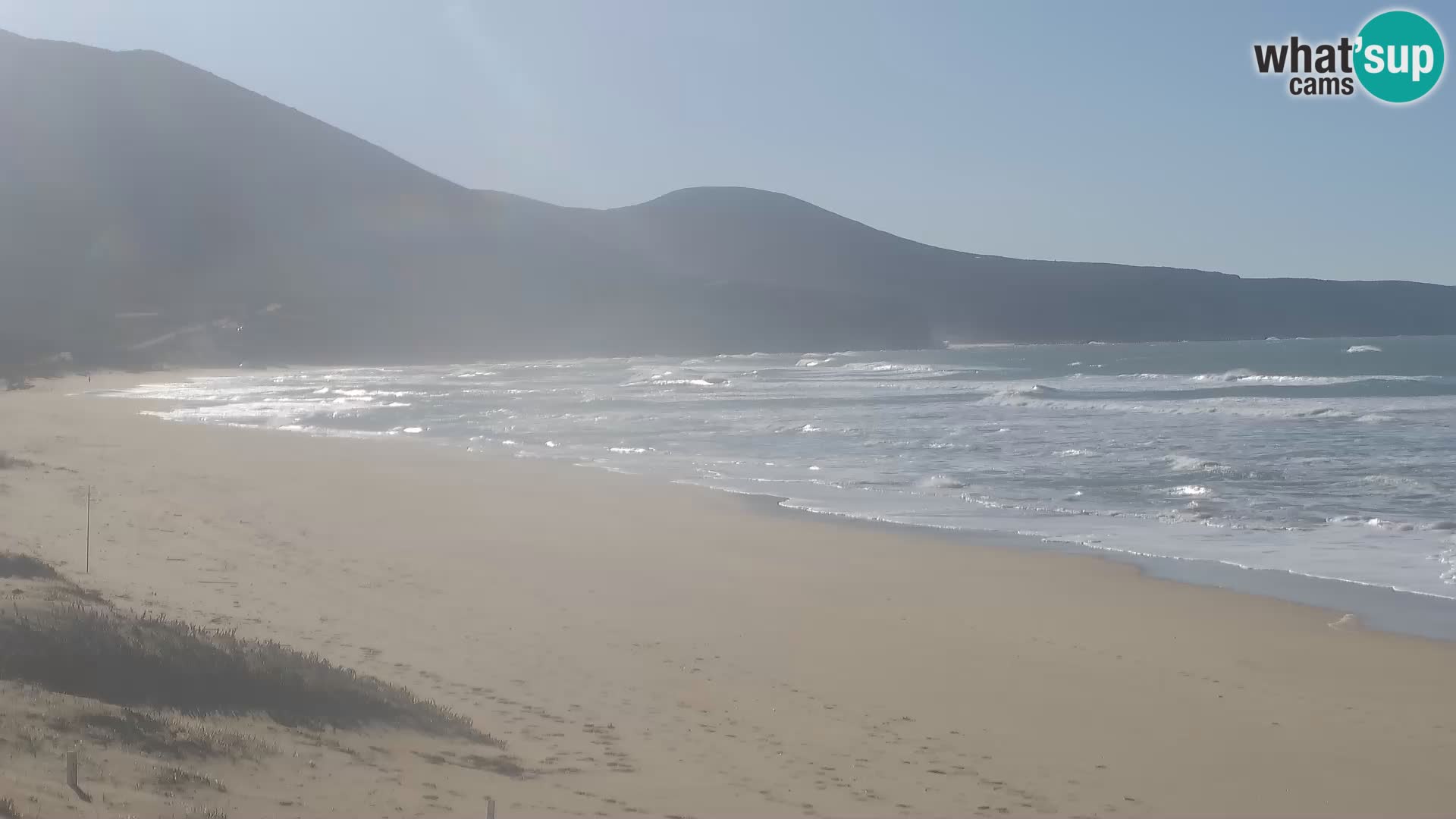 Spiaggia di San Nicolò webcam a Buggerru, Sardegna – Ammira le onde e i tramonti