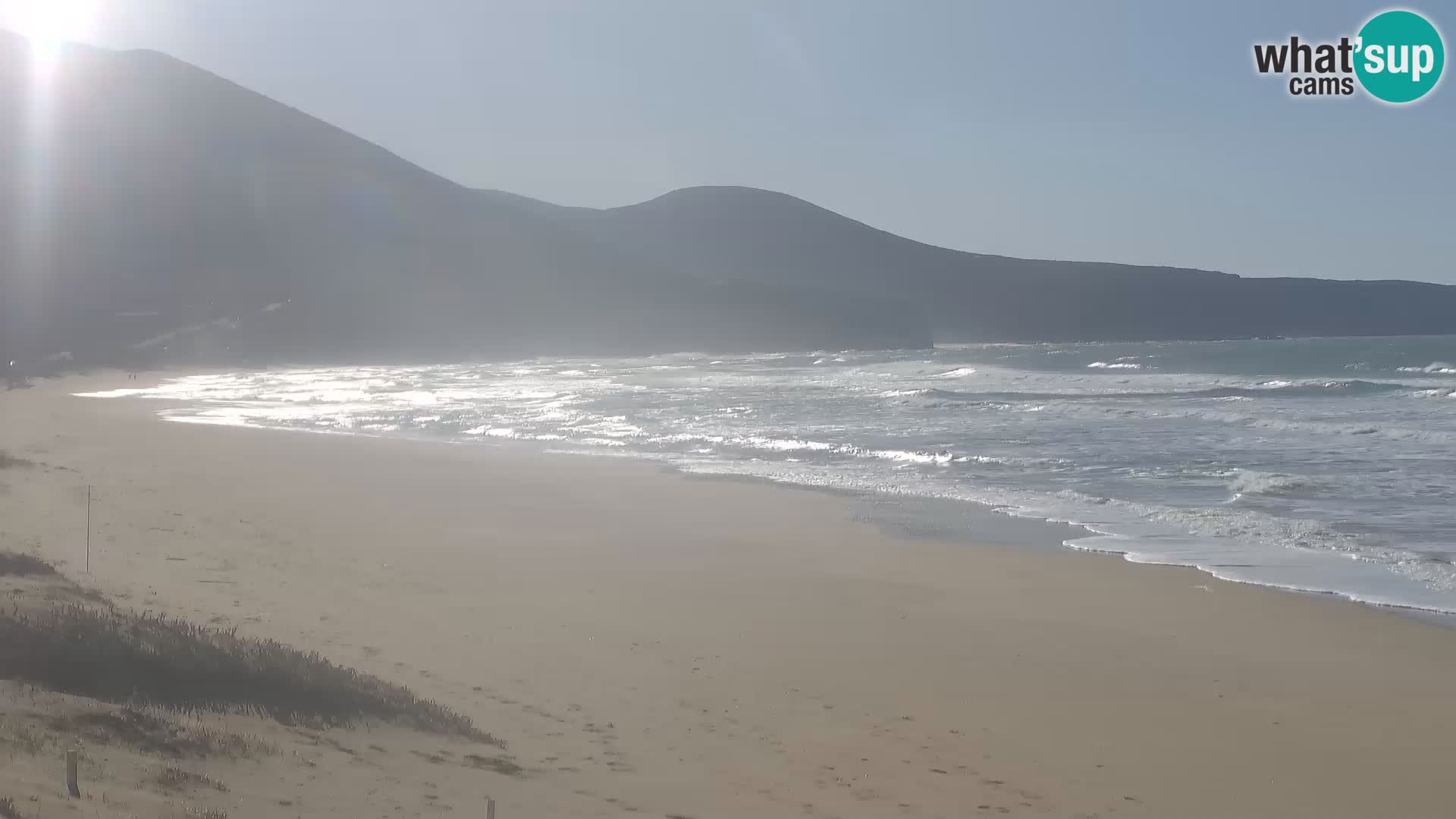 Spiaggia di San Nicolò webcam a Buggerru, Sardegna – Ammira le onde e i tramonti