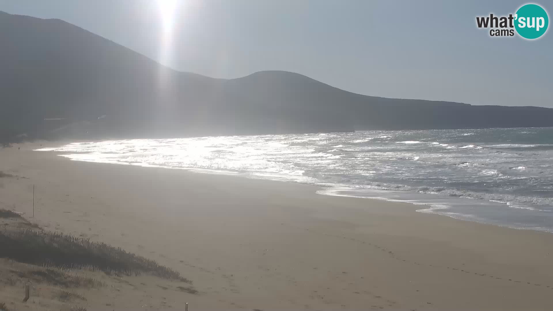 Spiaggia di San Nicolò webcam a Buggerru, Sardegna – Ammira le onde e i tramonti