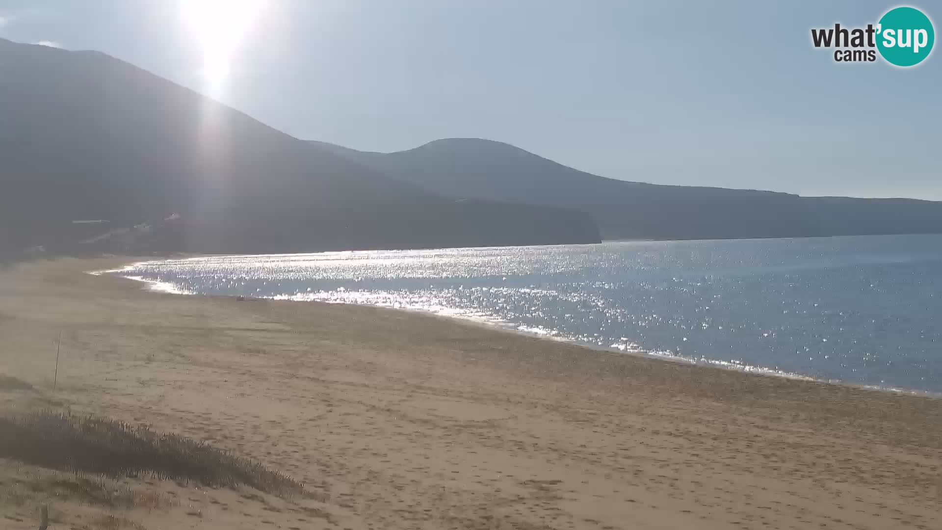 Spiaggia di San Nicolò webcam a Buggerru, Sardegna – Ammira le onde e i tramonti