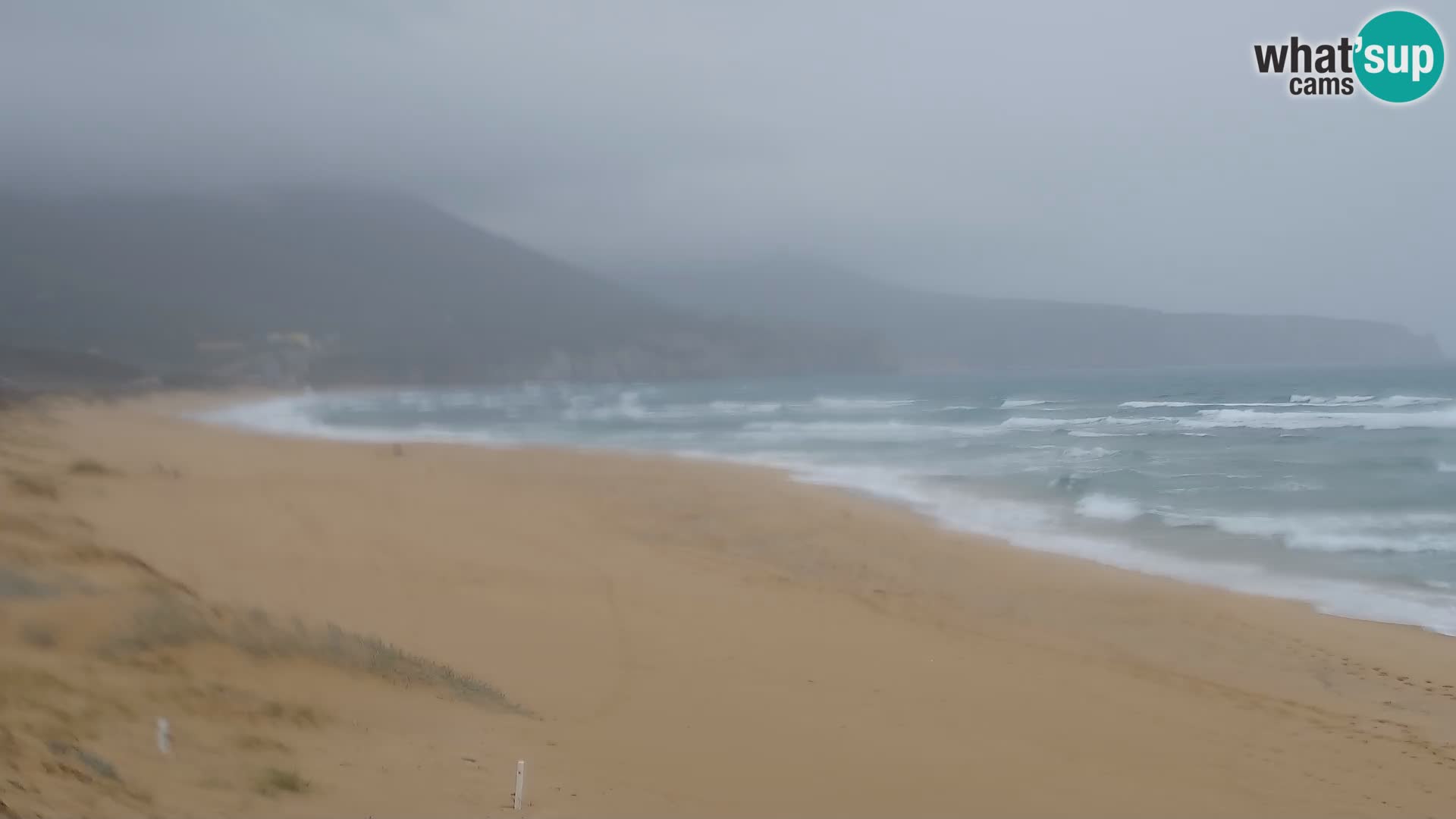 Live Beach Webcam San Nicolò, Buggerru, Sardinia – Watch the Waves and Sunset