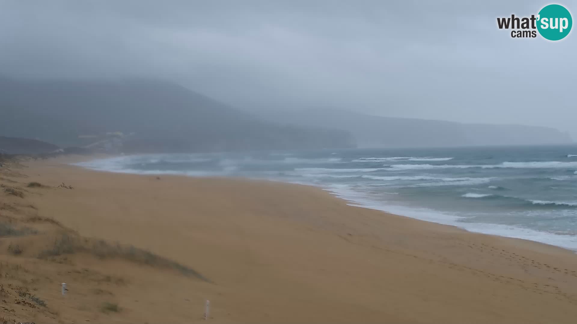 Live Beach Webcam San Nicolò, Buggerru, Sardinia – Watch the Waves and Sunset