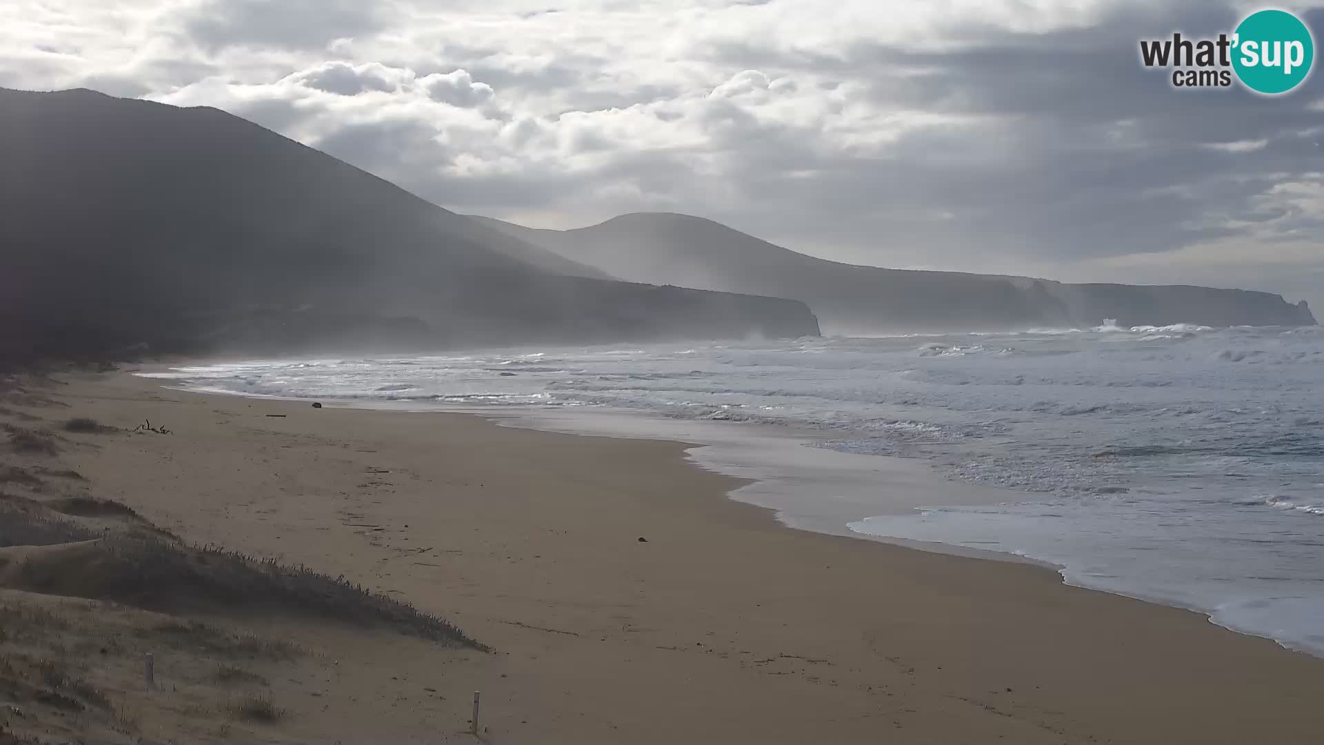 Live Beach Webcam San Nicolò, Buggerru, Sardinia – Watch the Waves and Sunset