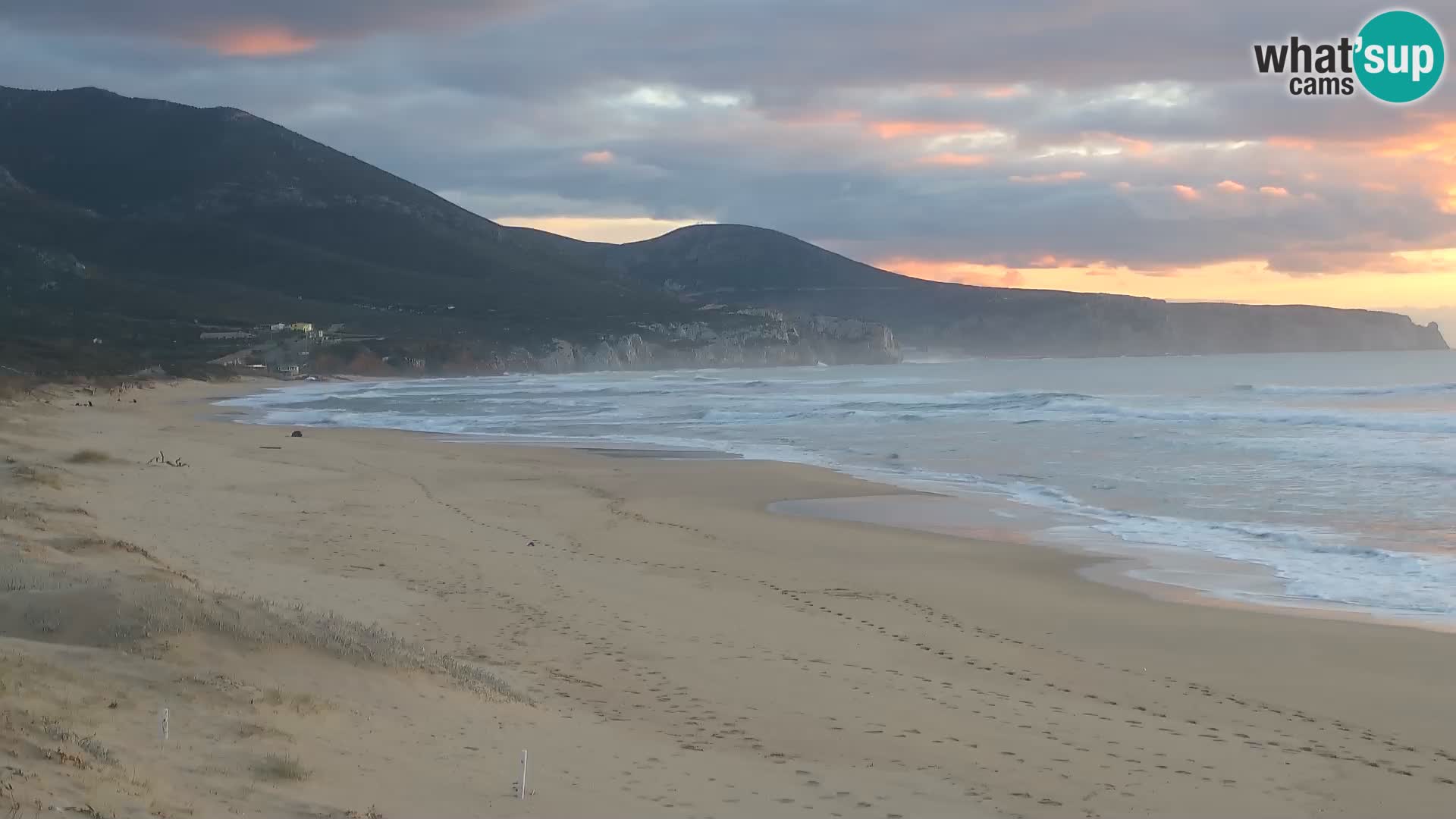 Live Beach Webcam San Nicolò, Buggerru, Sardinia – Watch the Waves and Sunset