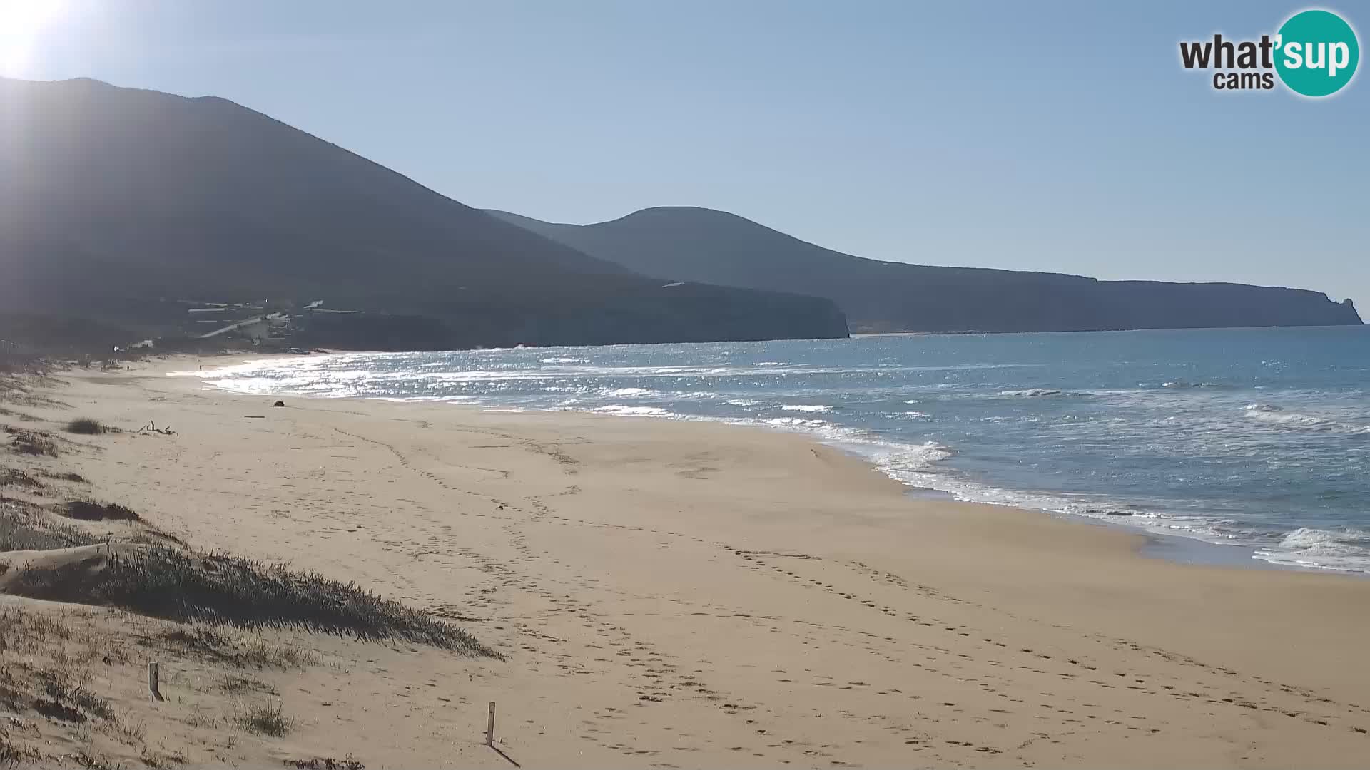 Live Beach Webcam San Nicolò, Buggerru, Sardinia – Watch the Waves and Sunset