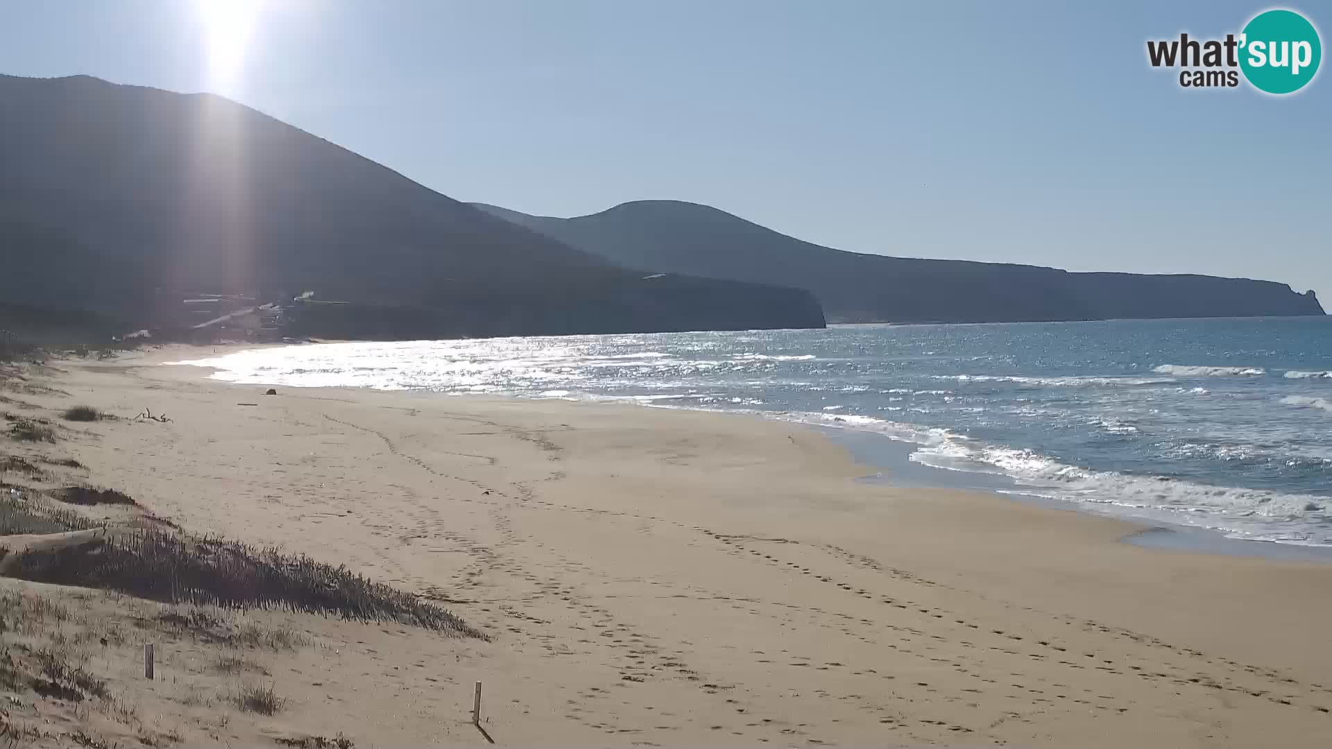 Live Beach Webcam San Nicolò, Buggerru, Sardinia – Watch the Waves and Sunset