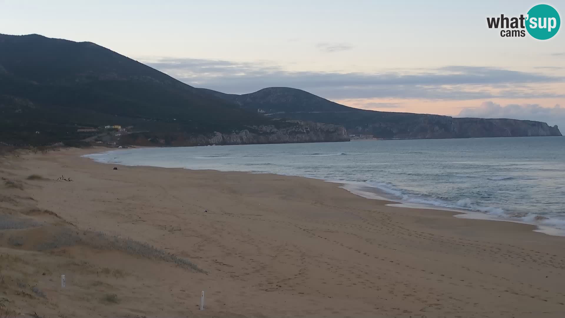 Live Beach Webcam San Nicolò, Buggerru, Sardinia – Watch the Waves and Sunset