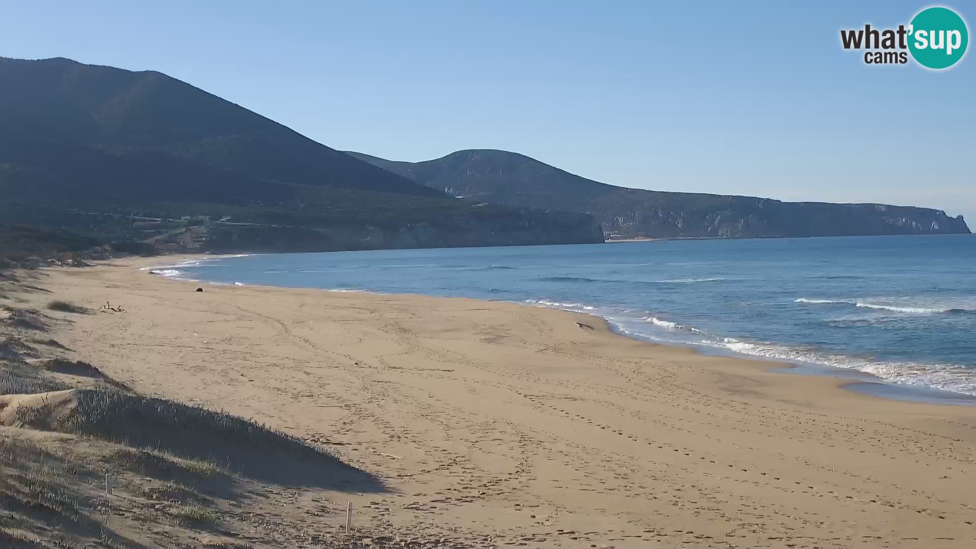 Live Beach Webcam San Nicolò, Buggerru, Sardinia – Watch the Waves and Sunset