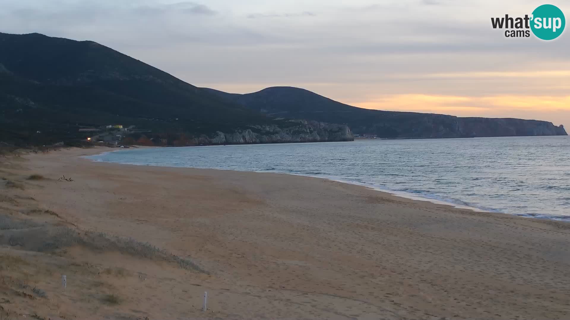 Spiaggia di San Nicolò webcam a Buggerru, Sardegna – Ammira le onde e i tramonti