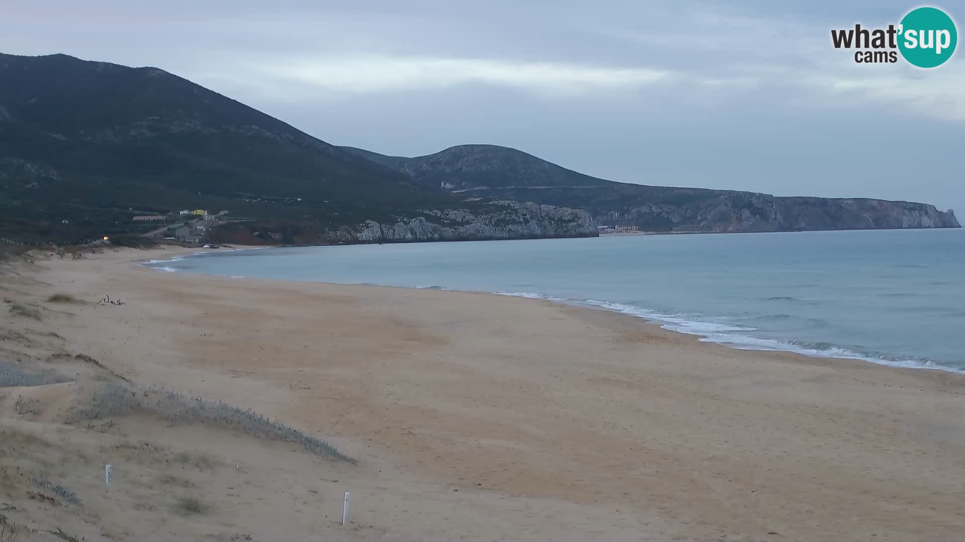 Spiaggia di San Nicolò webcam a Buggerru, Sardegna – Ammira le onde e i tramonti