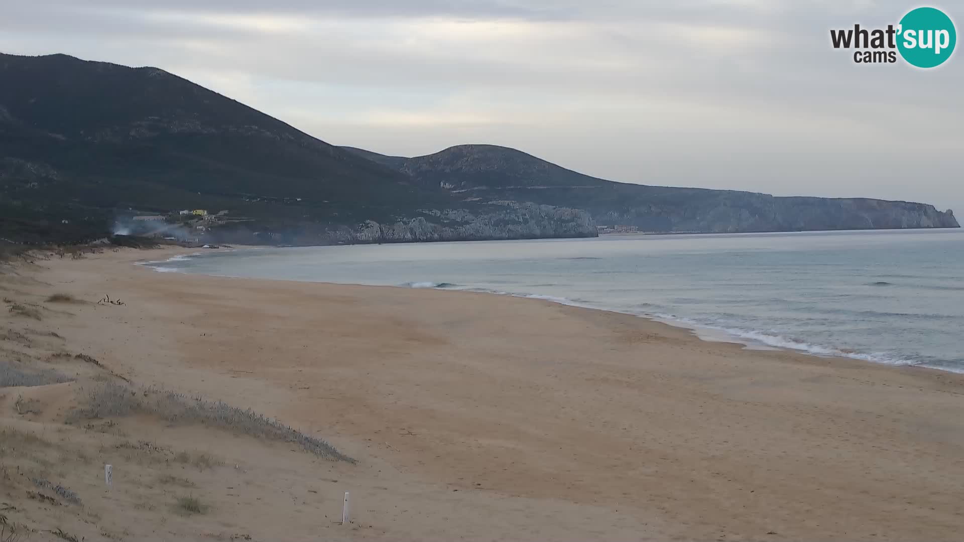 Spiaggia di San Nicolò webcam a Buggerru, Sardegna – Ammira le onde e i tramonti