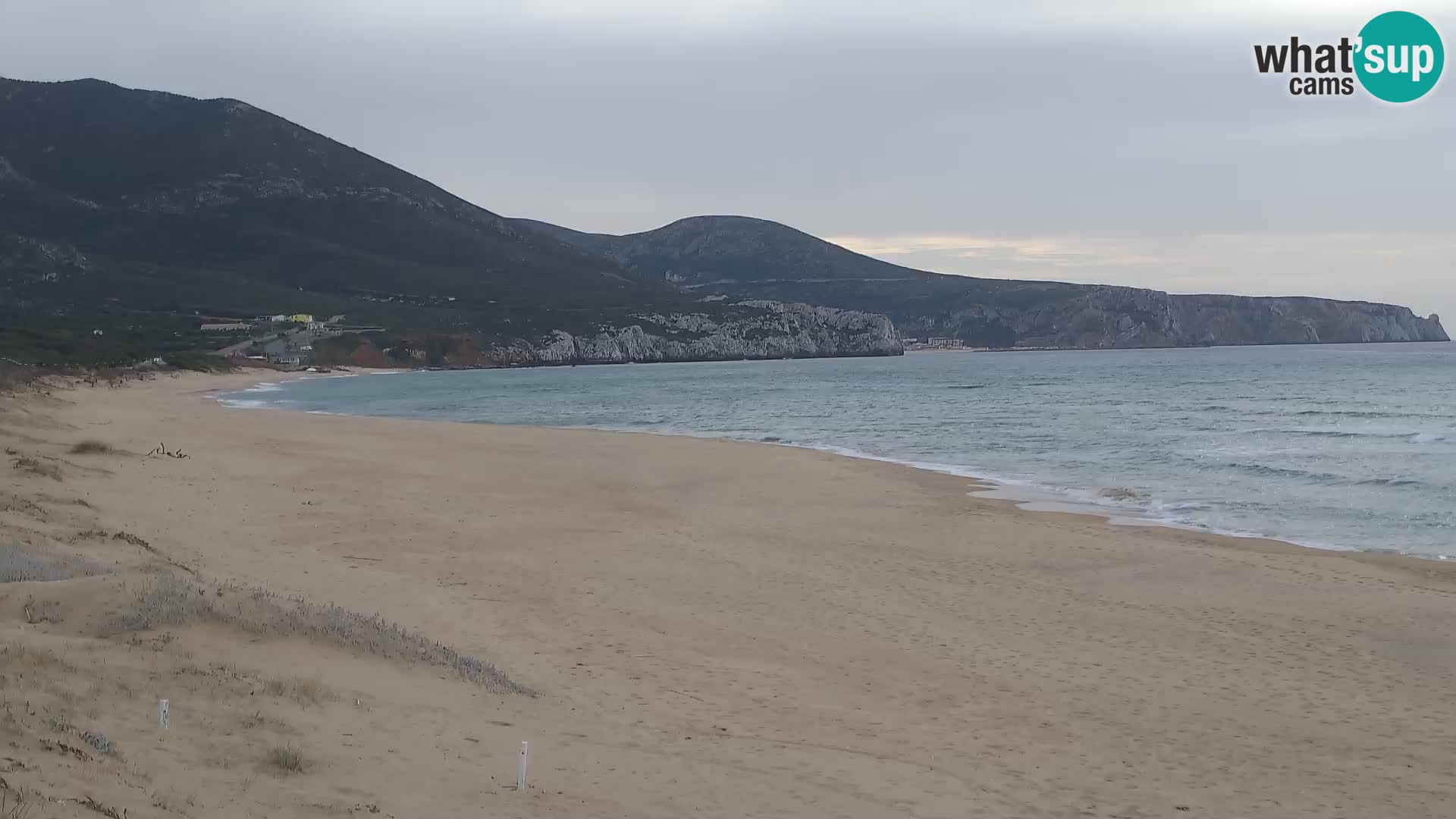 Spiaggia di San Nicolò webcam a Buggerru, Sardegna – Ammira le onde e i tramonti