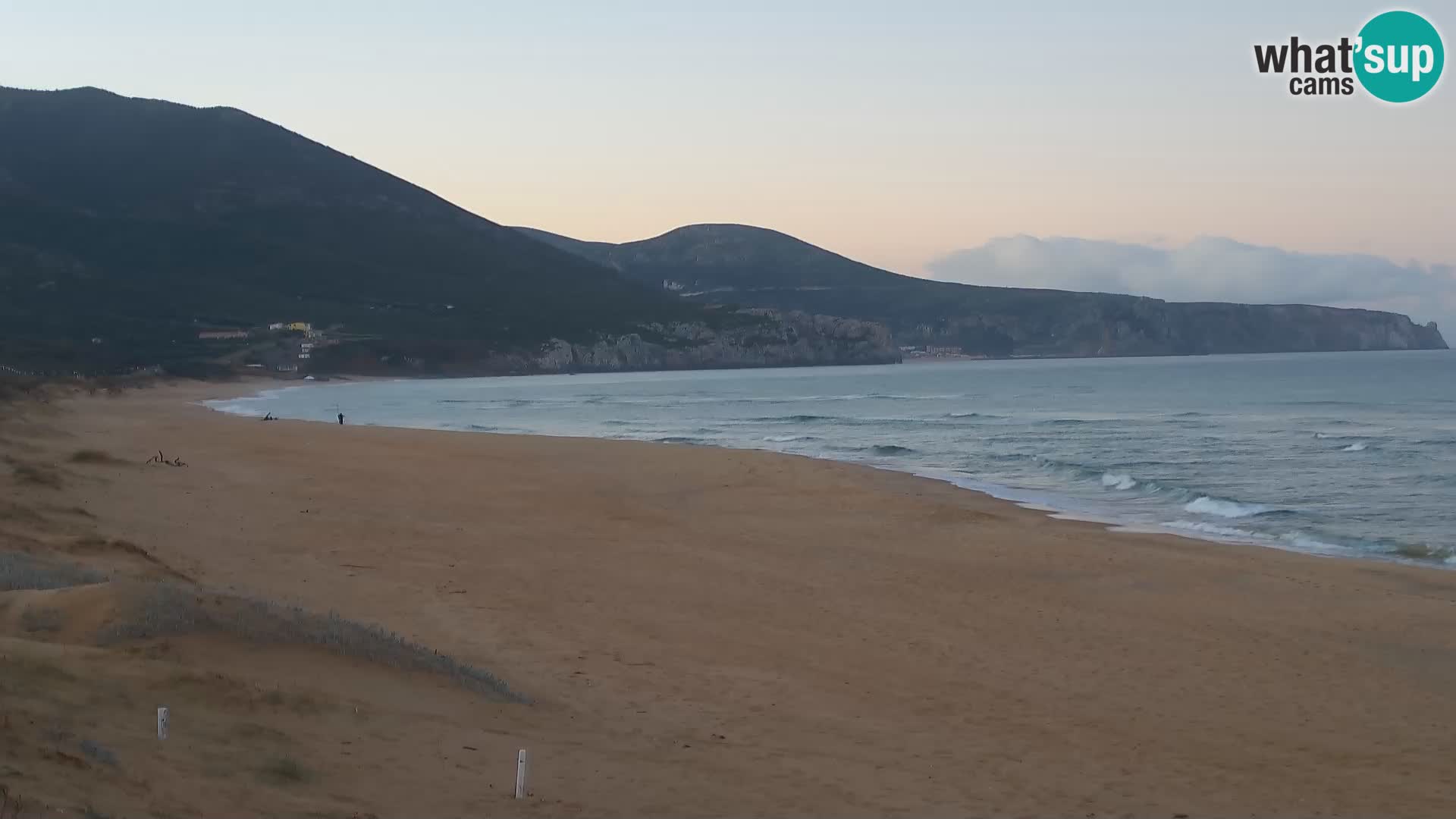 Live Beach Webcam San Nicolò, Buggerru, Sardinia – Watch the Waves and Sunset