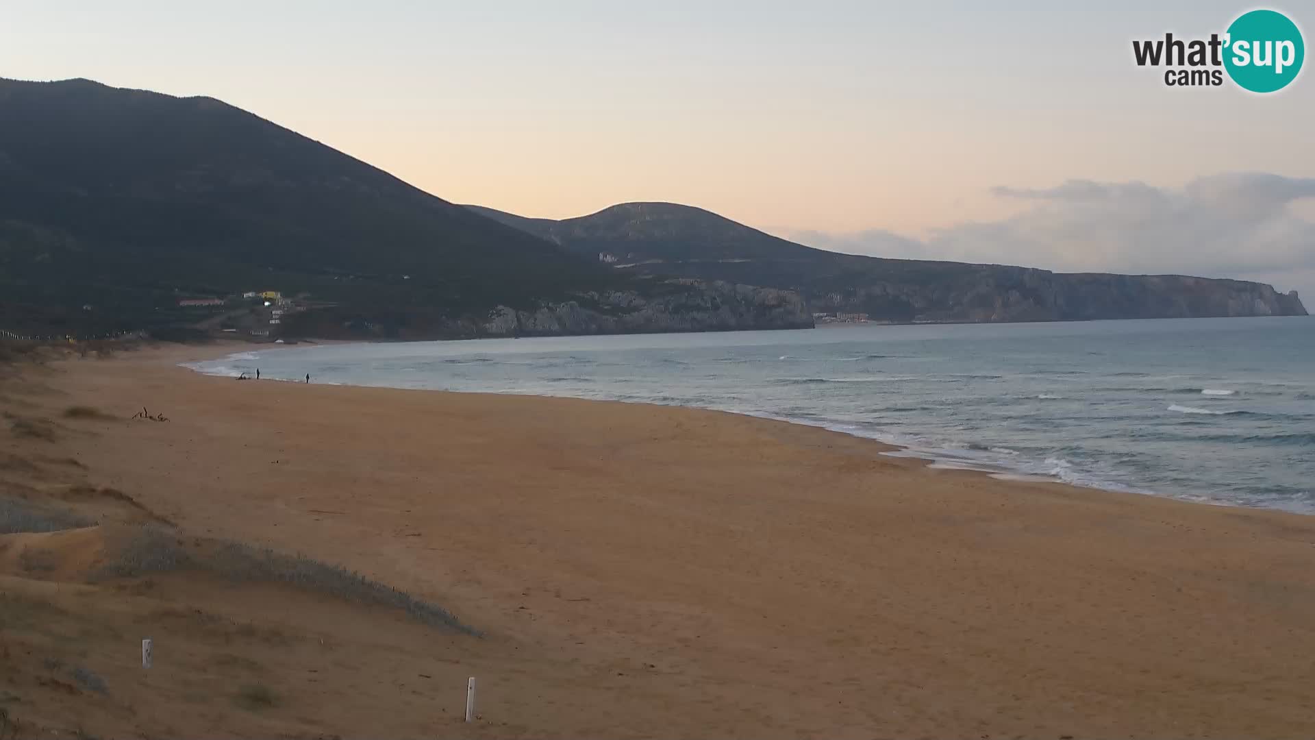 Spiaggia di San Nicolò webcam a Buggerru, Sardegna – Ammira le onde e i tramonti