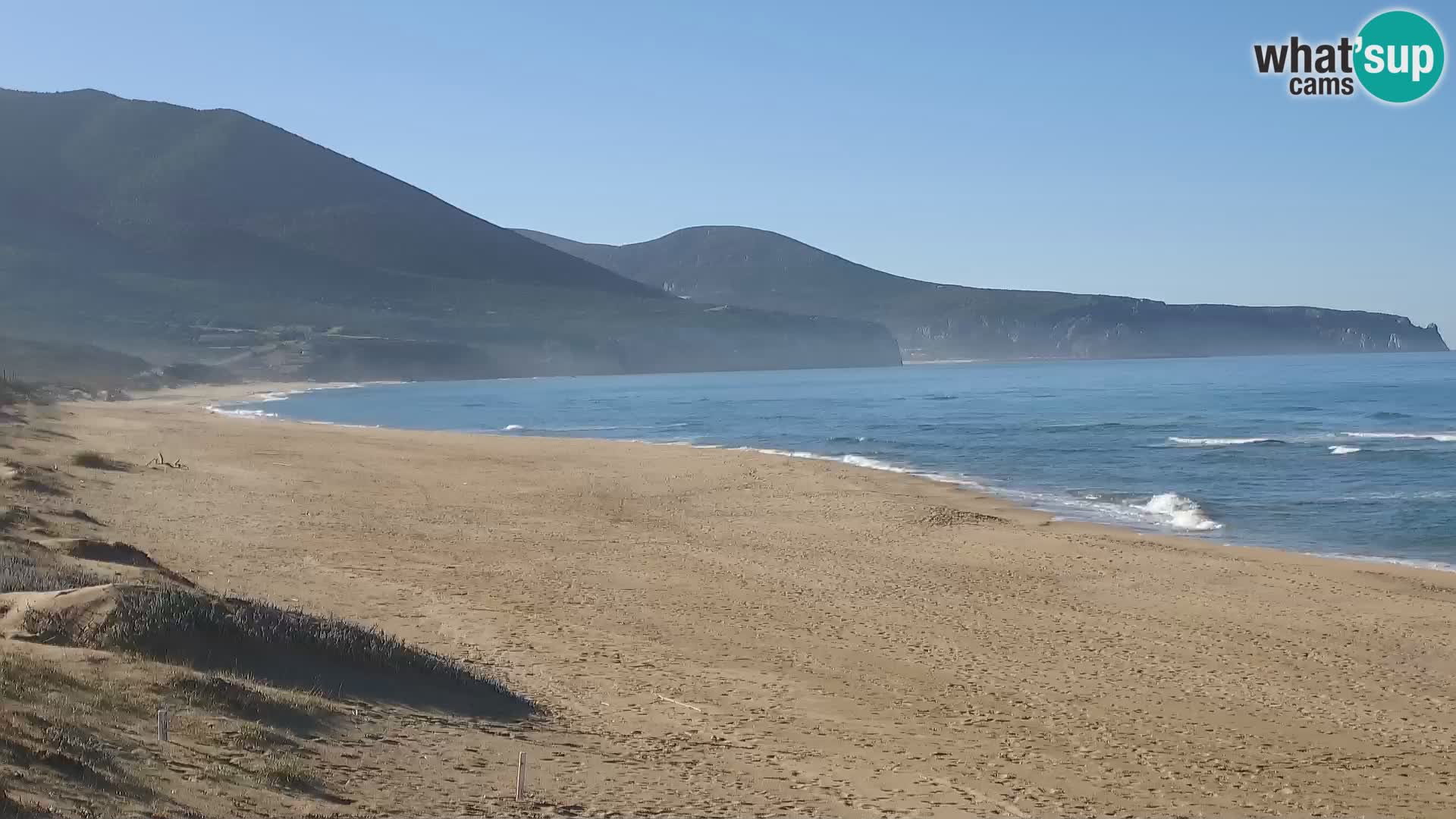 Live Beach Webcam San Nicolò, Buggerru, Sardinia – Watch the Waves and Sunset