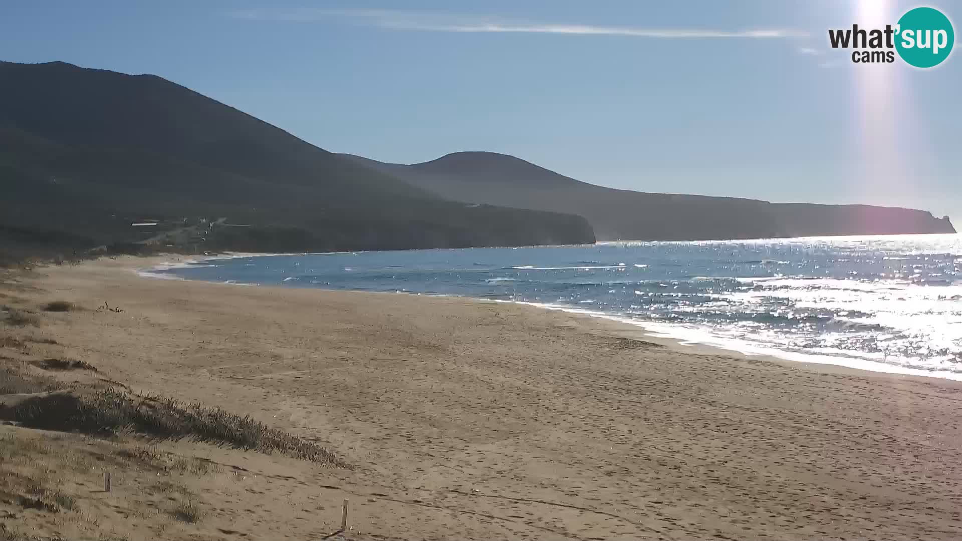 Live webcam plaže San Nicolò u Buggerru, Sardinija – uživajte u valovima i zalascima sunca