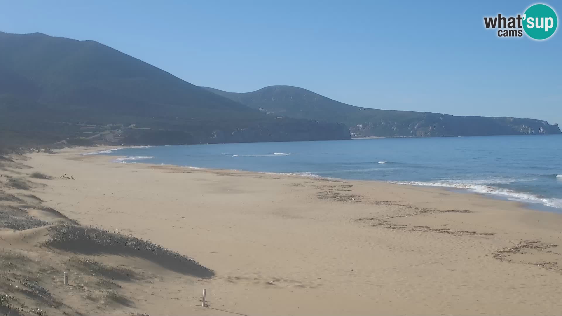 Live Beach Webcam San Nicolò, Buggerru, Sardinia – Watch the Waves and Sunset