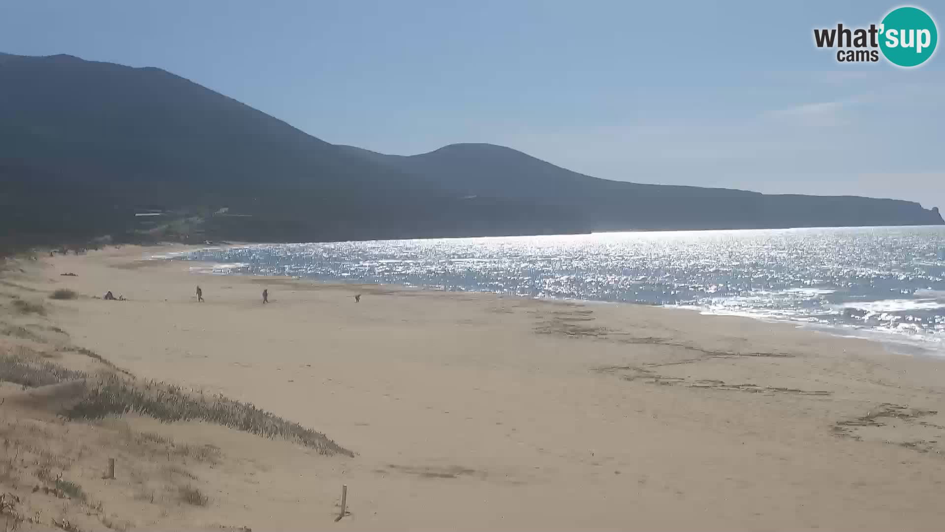 Webcam en direct de la plage de San Nicolò à Buggerru en Sardaigne – Regardez les vagues et le coucher de soleil