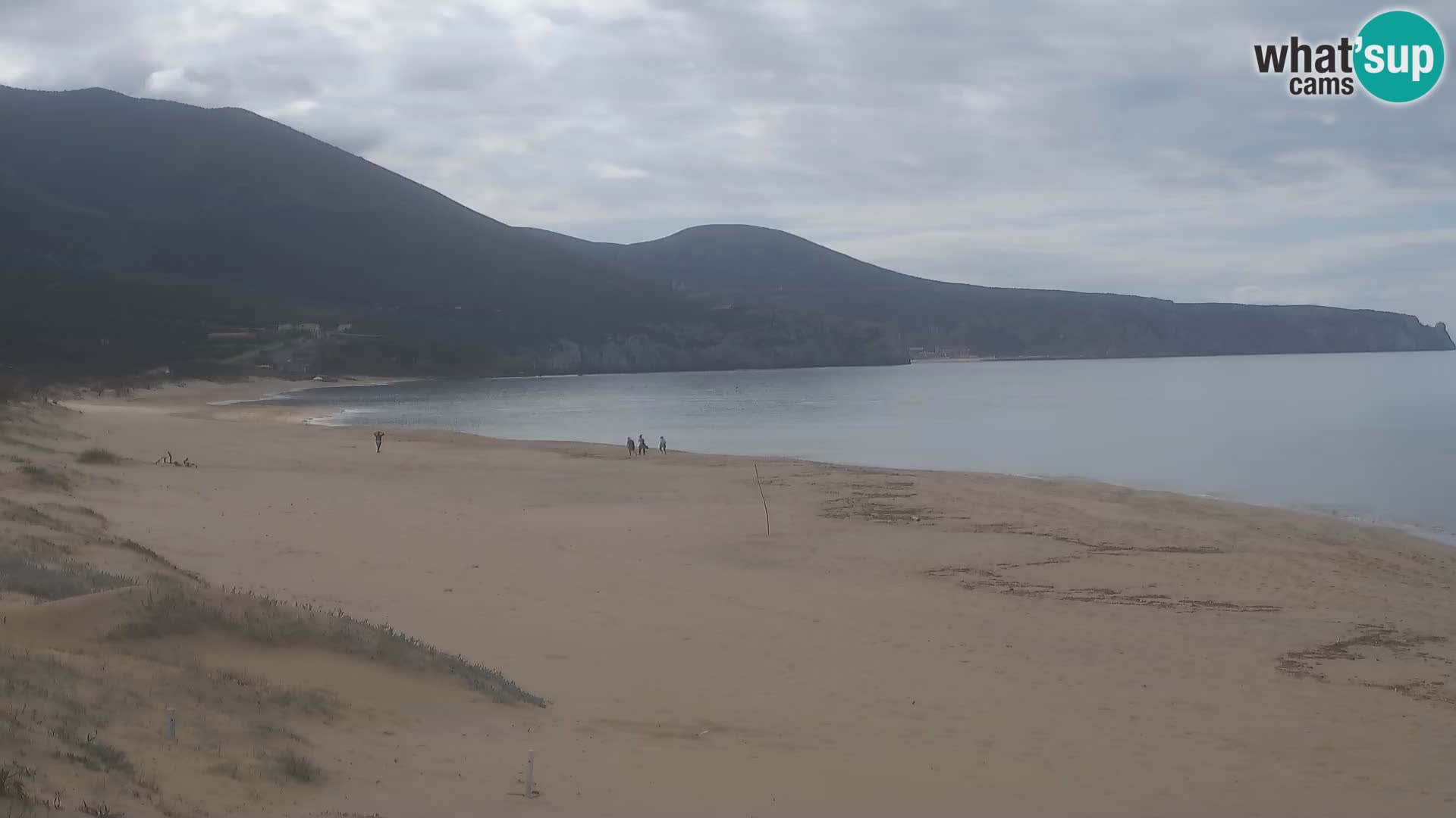 Webcam en direct de la plage de San Nicolò à Buggerru en Sardaigne – Regardez les vagues et le coucher de soleil