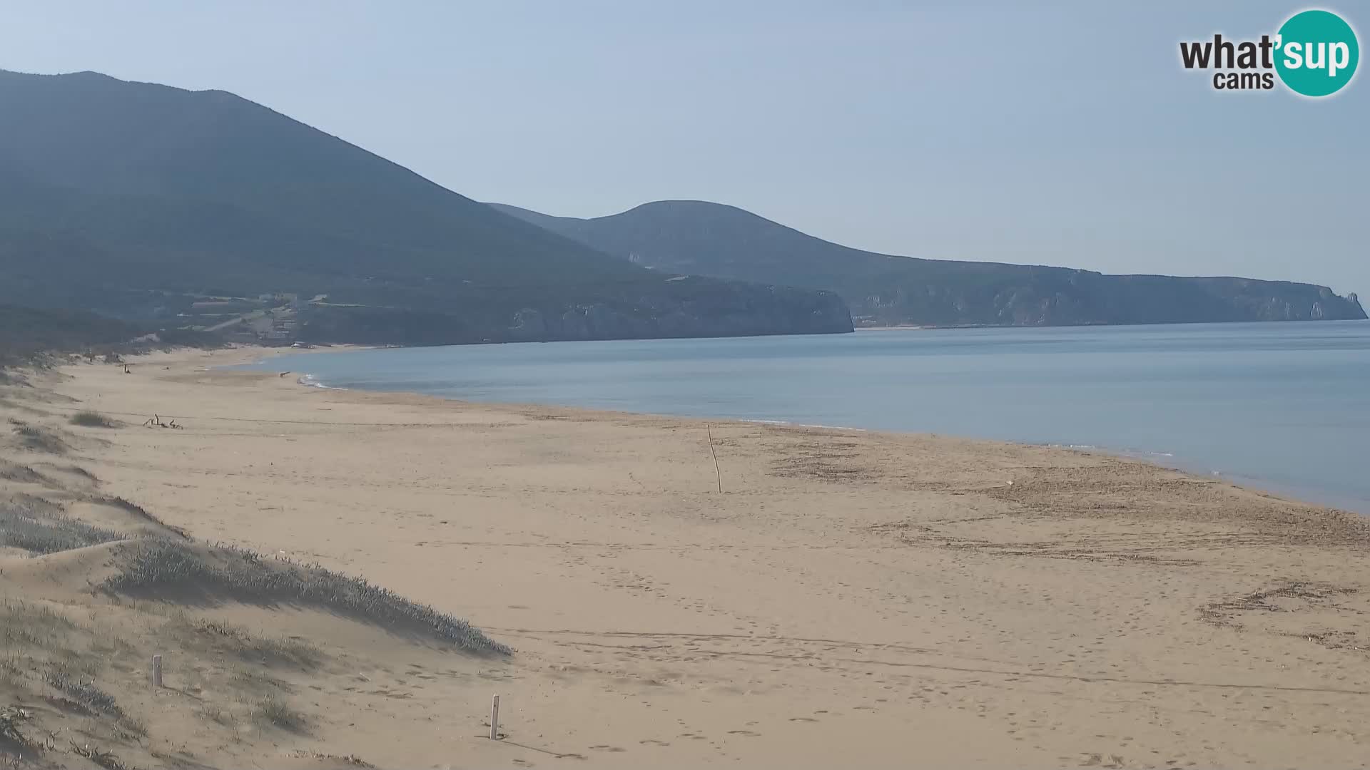 Spiaggia di San Nicolò webcam a Buggerru, Sardegna – Ammira le onde e i tramonti