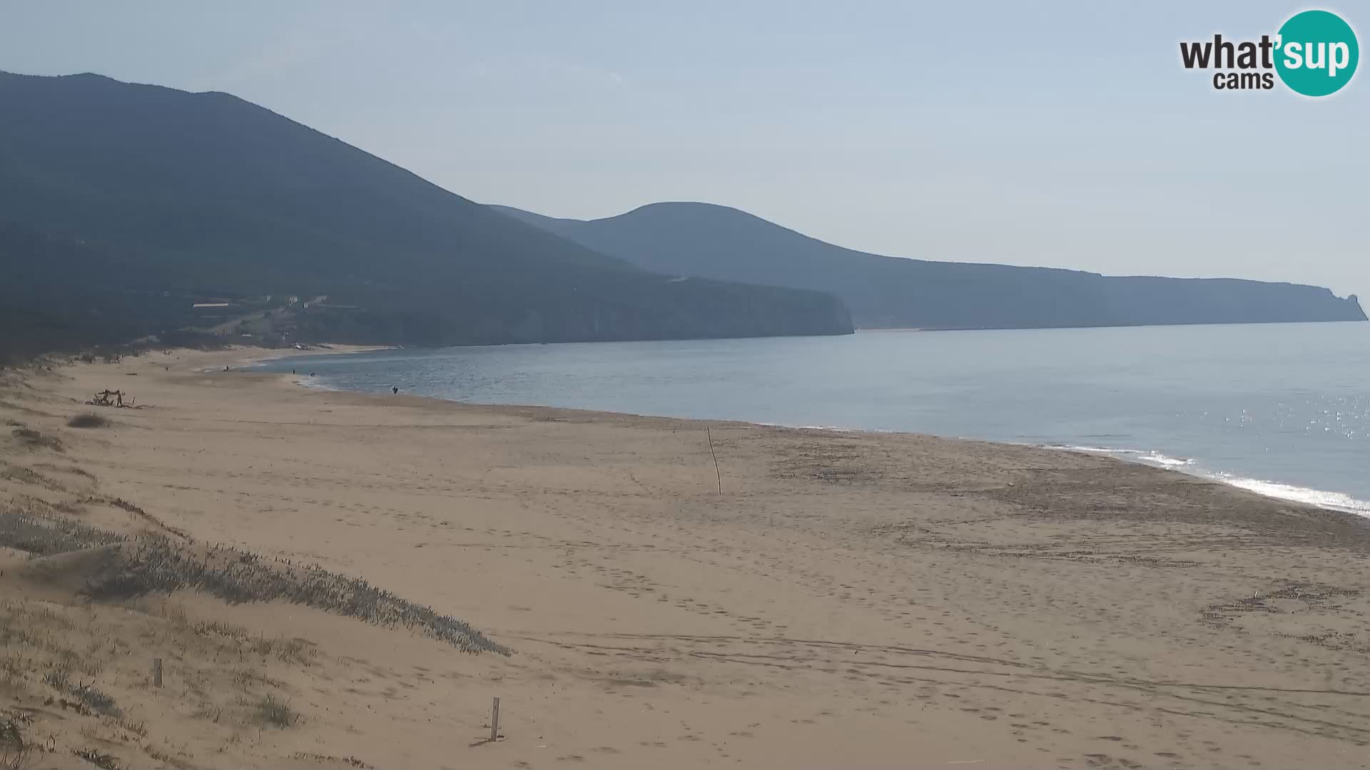 Spiaggia di San Nicolò webcam a Buggerru, Sardegna – Ammira le onde e i tramonti