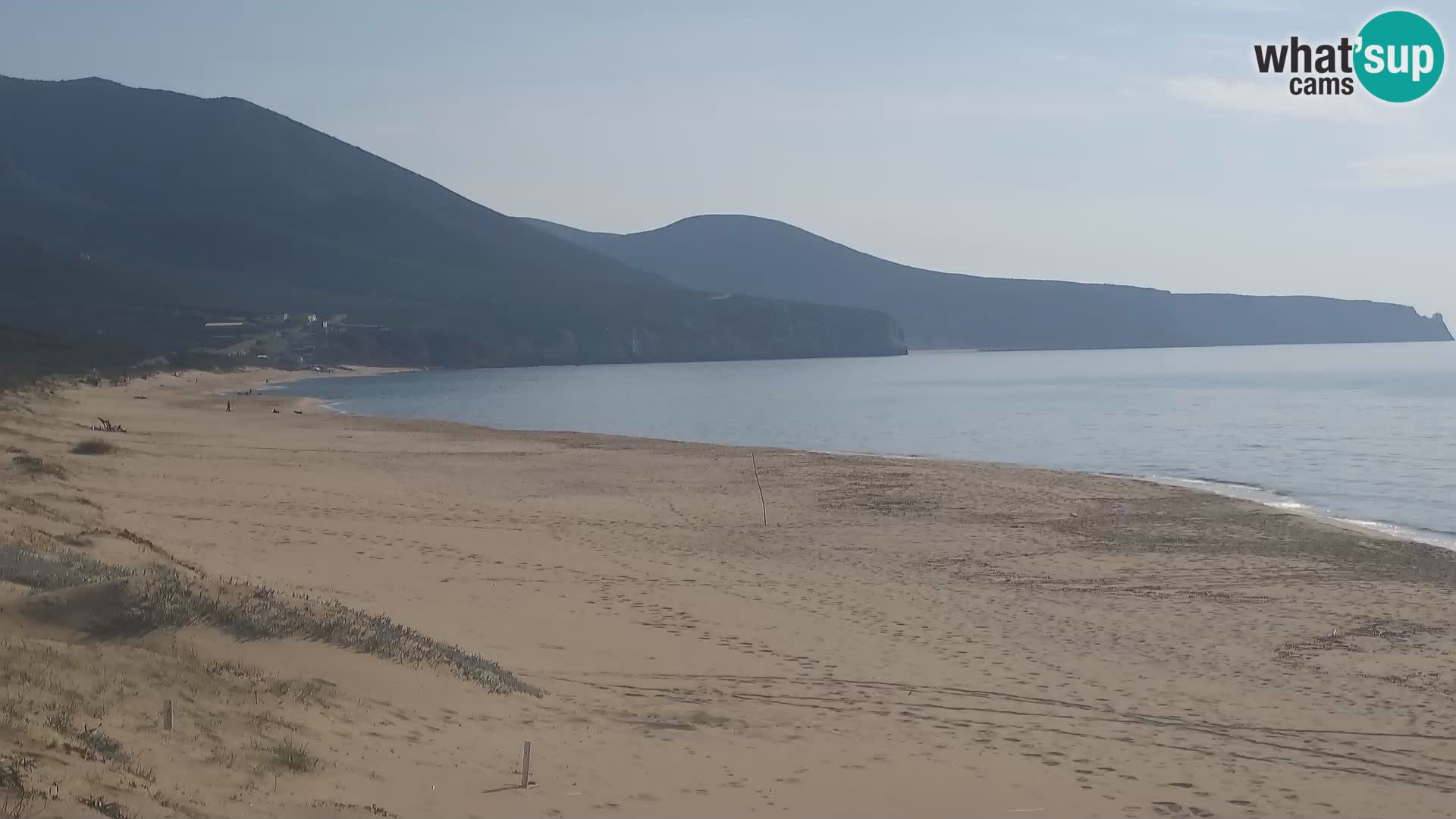 Spiaggia di San Nicolò webcam a Buggerru, Sardegna – Ammira le onde e i tramonti