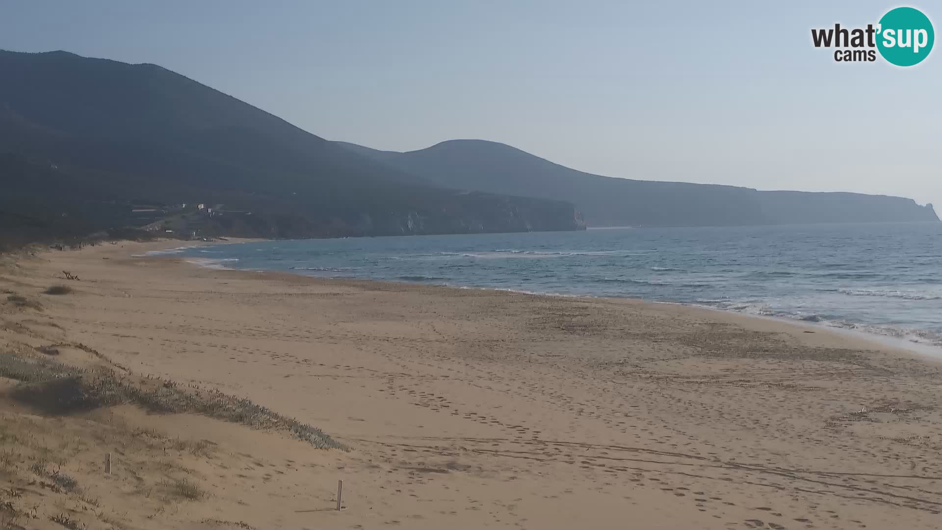 Live webcam plaže San Nicolò u Buggerru, Sardinija – uživajte u valovima i zalascima sunca