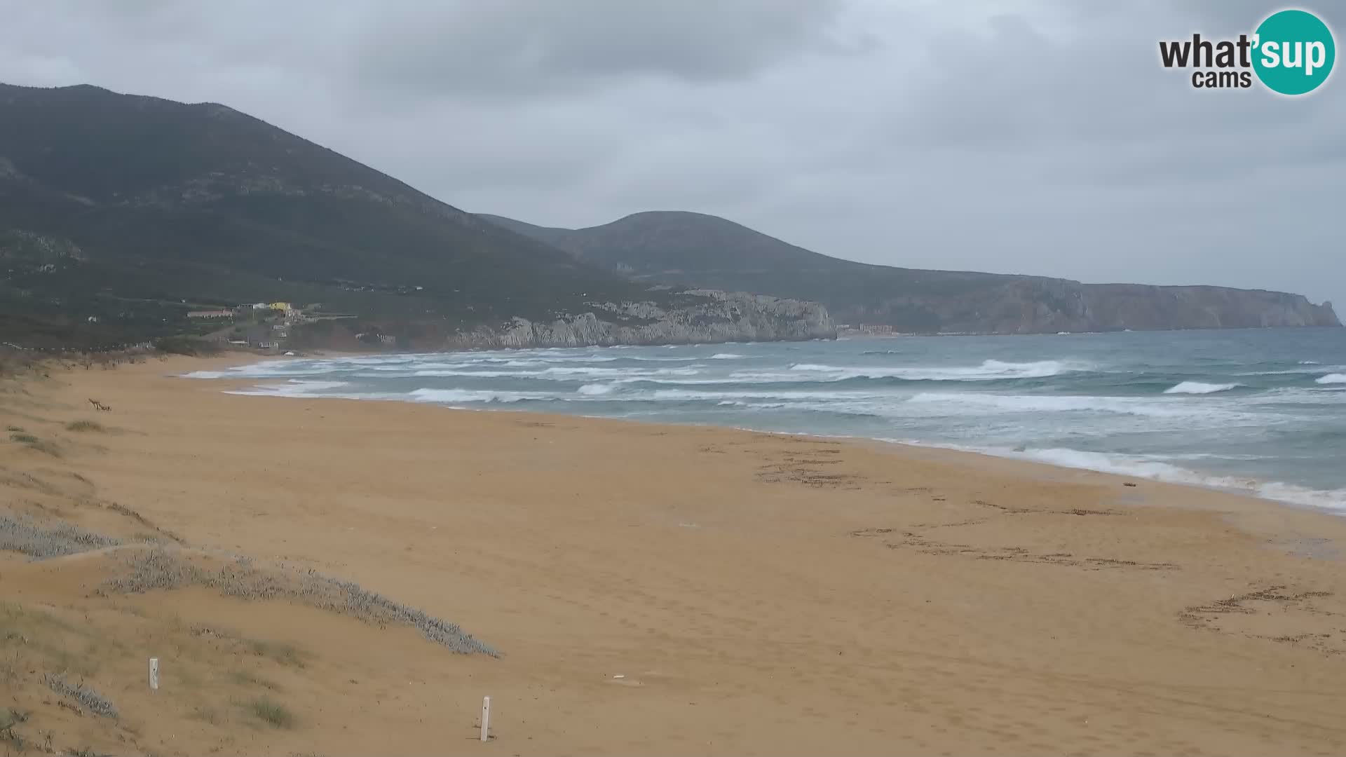 Live webcam plaže San Nicolò u Buggerru, Sardinija – uživajte u valovima i zalascima sunca