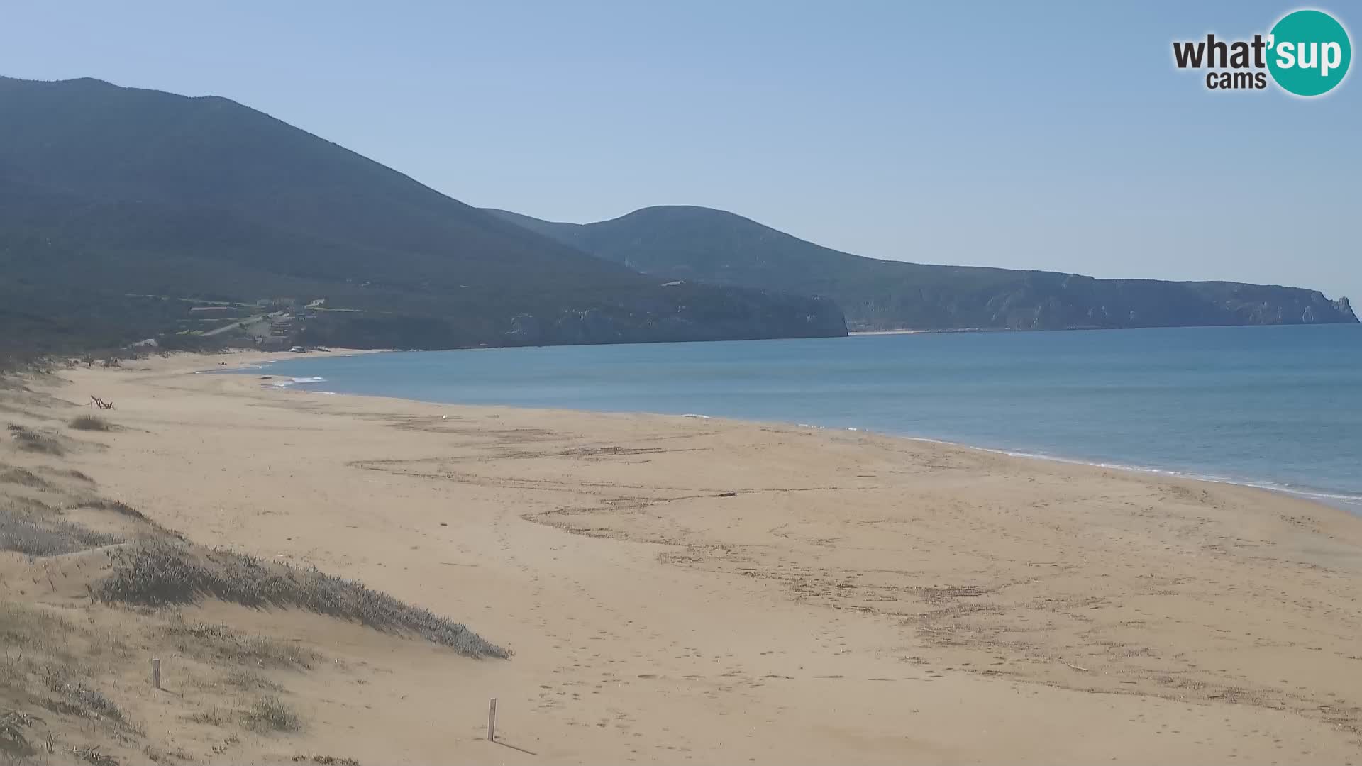 Live webcam plaže San Nicolò u Buggerru, Sardinija – uživajte u valovima i zalascima sunca