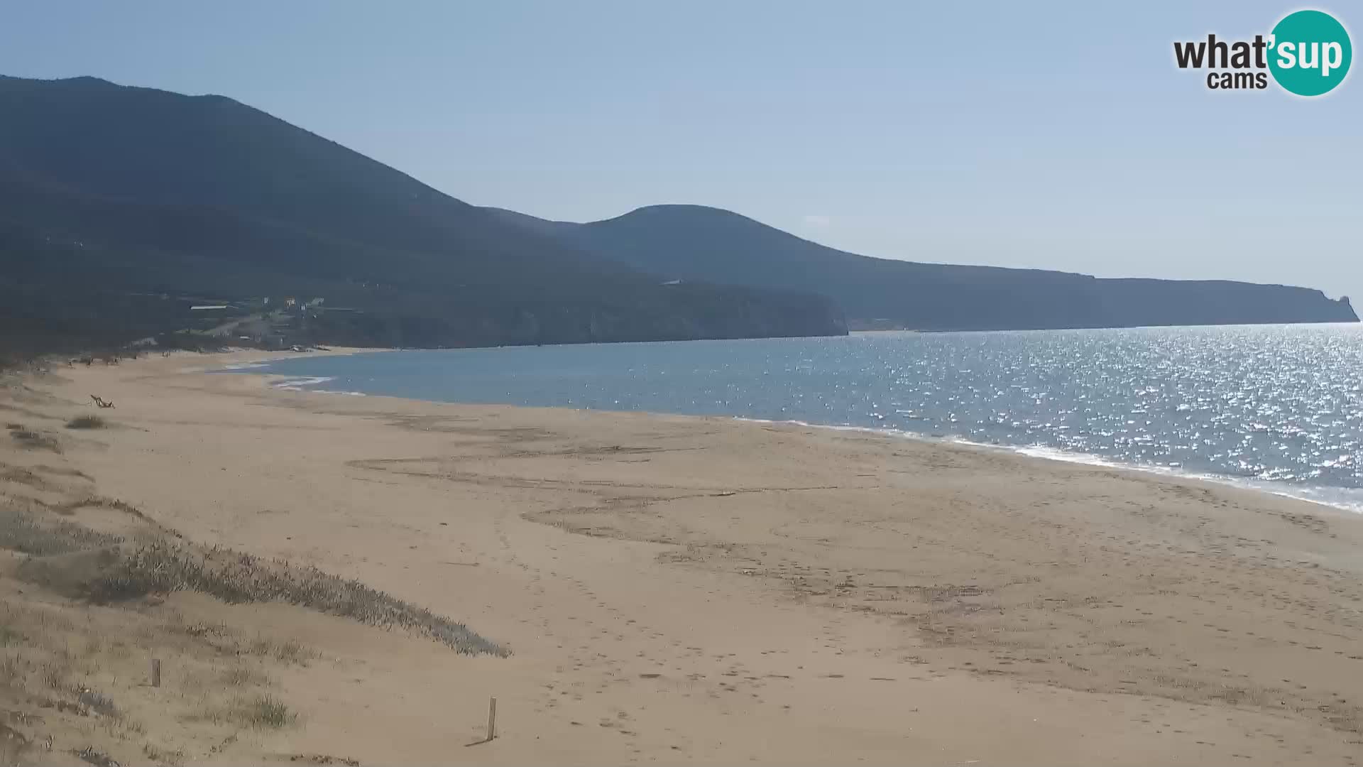 Live webcam plaže San Nicolò u Buggerru, Sardinija – uživajte u valovima i zalascima sunca