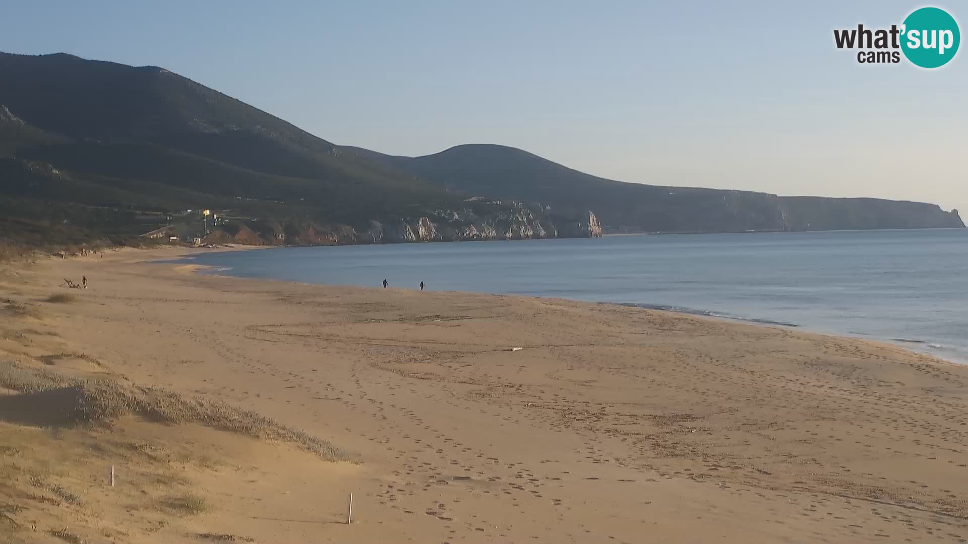 Live webcam plaže San Nicolò u Buggerru, Sardinija – uživajte u valovima i zalascima sunca