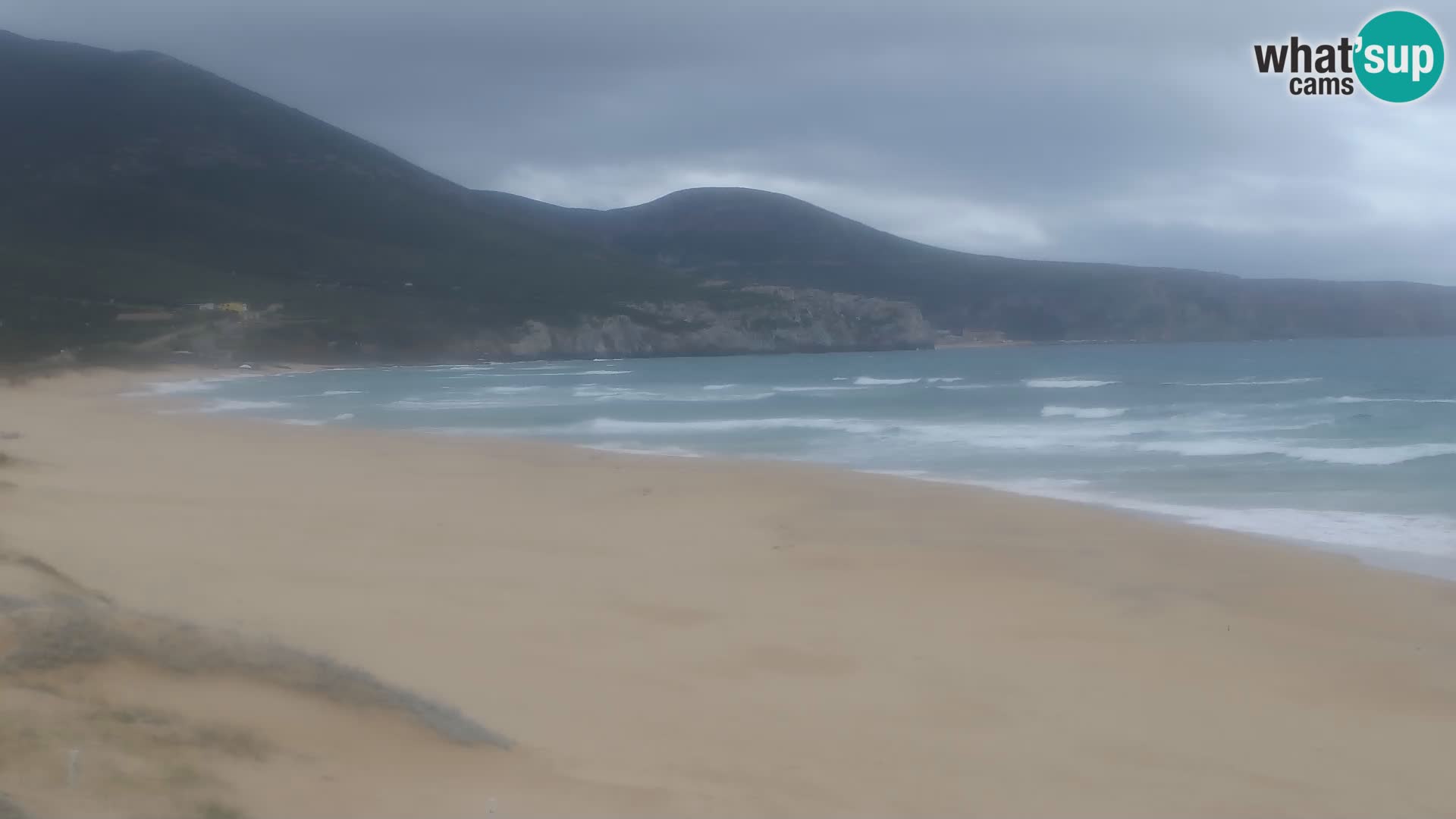 Live webcam plaže San Nicolò u Buggerru, Sardinija – uživajte u valovima i zalascima sunca