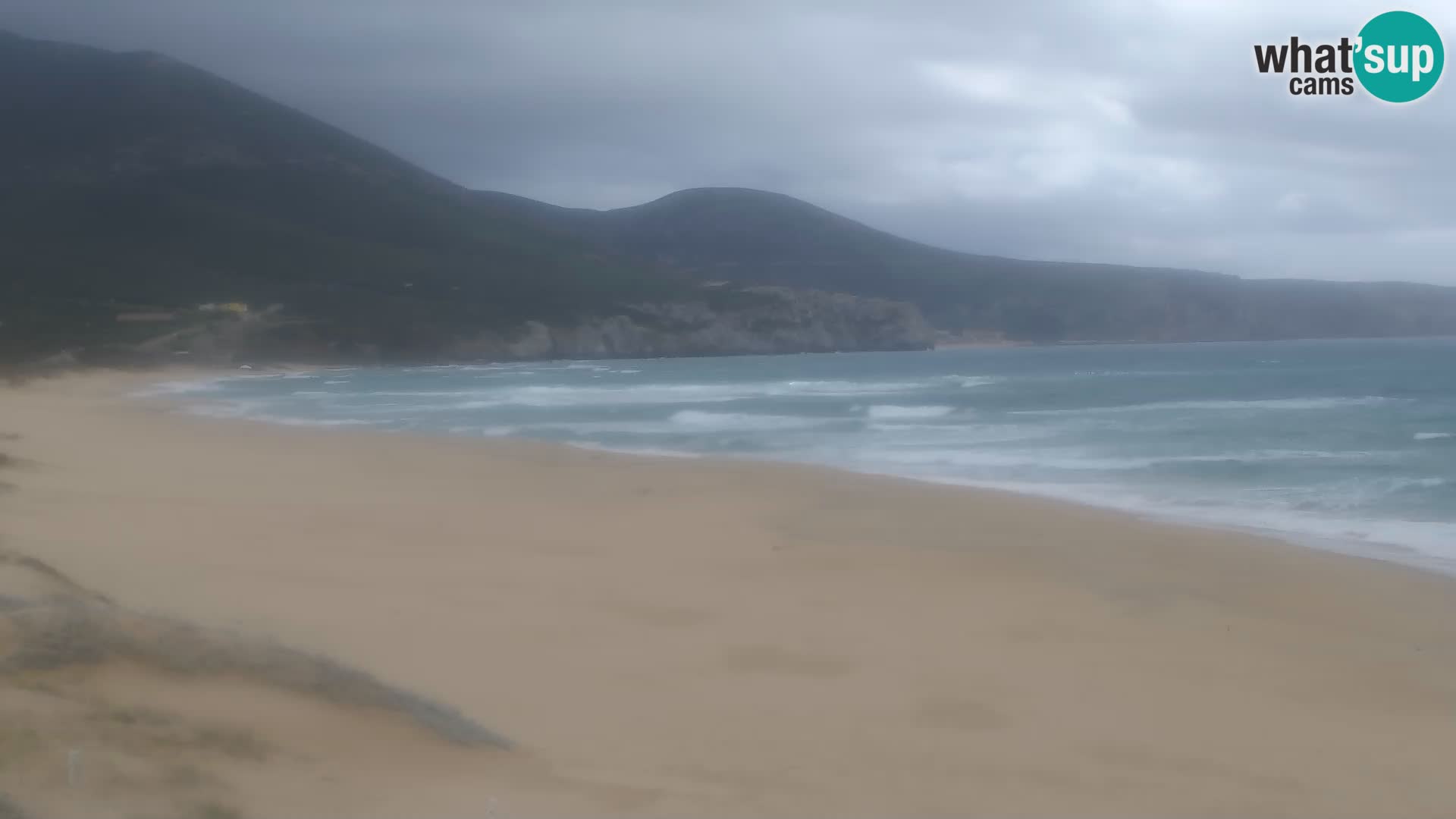 Live webcam plaže San Nicolò u Buggerru, Sardinija – uživajte u valovima i zalascima sunca