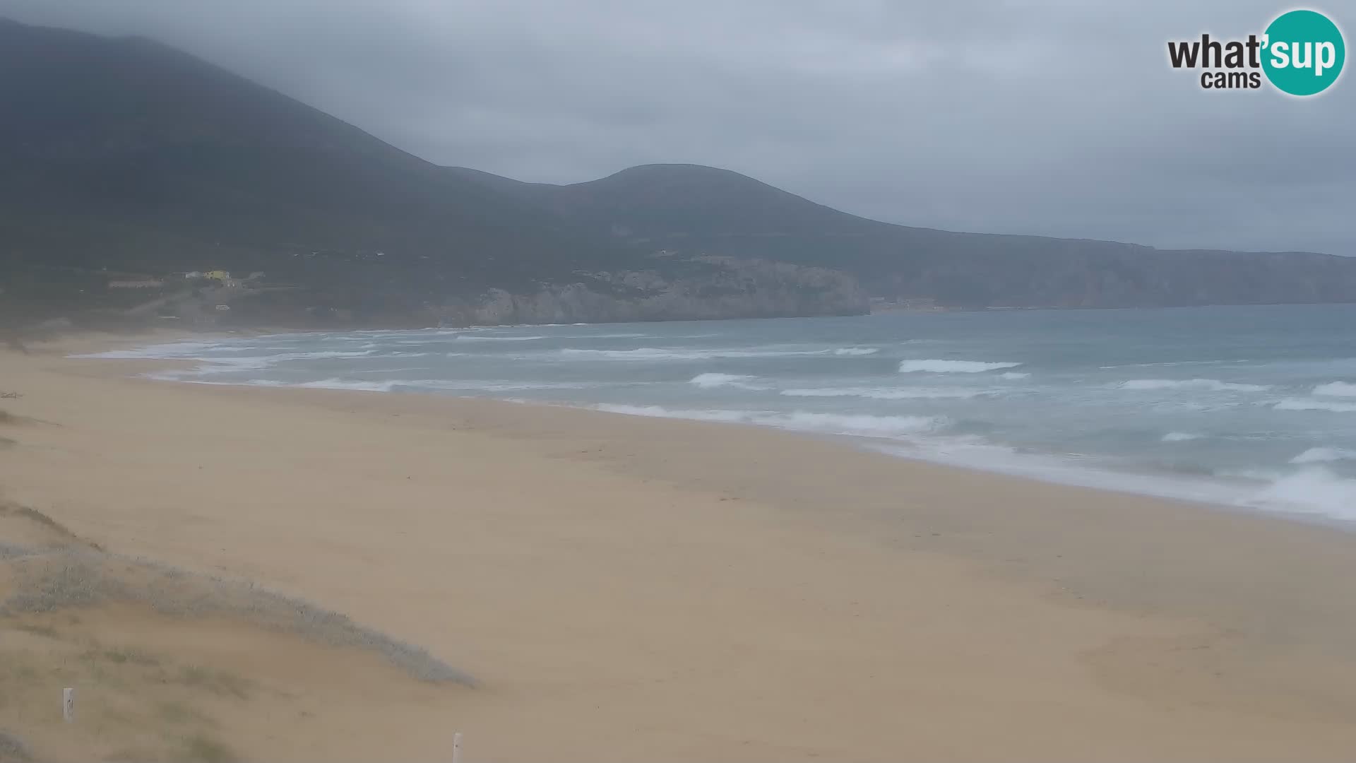 Live webcam plaže San Nicolò u Buggerru, Sardinija – uživajte u valovima i zalascima sunca