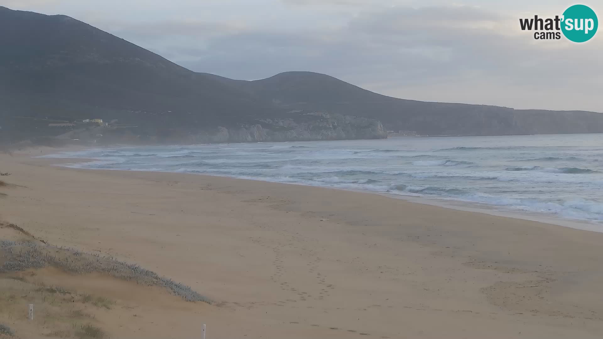 Spiaggia di San Nicolò webcam a Buggerru, Sardegna – Ammira le onde e i tramonti