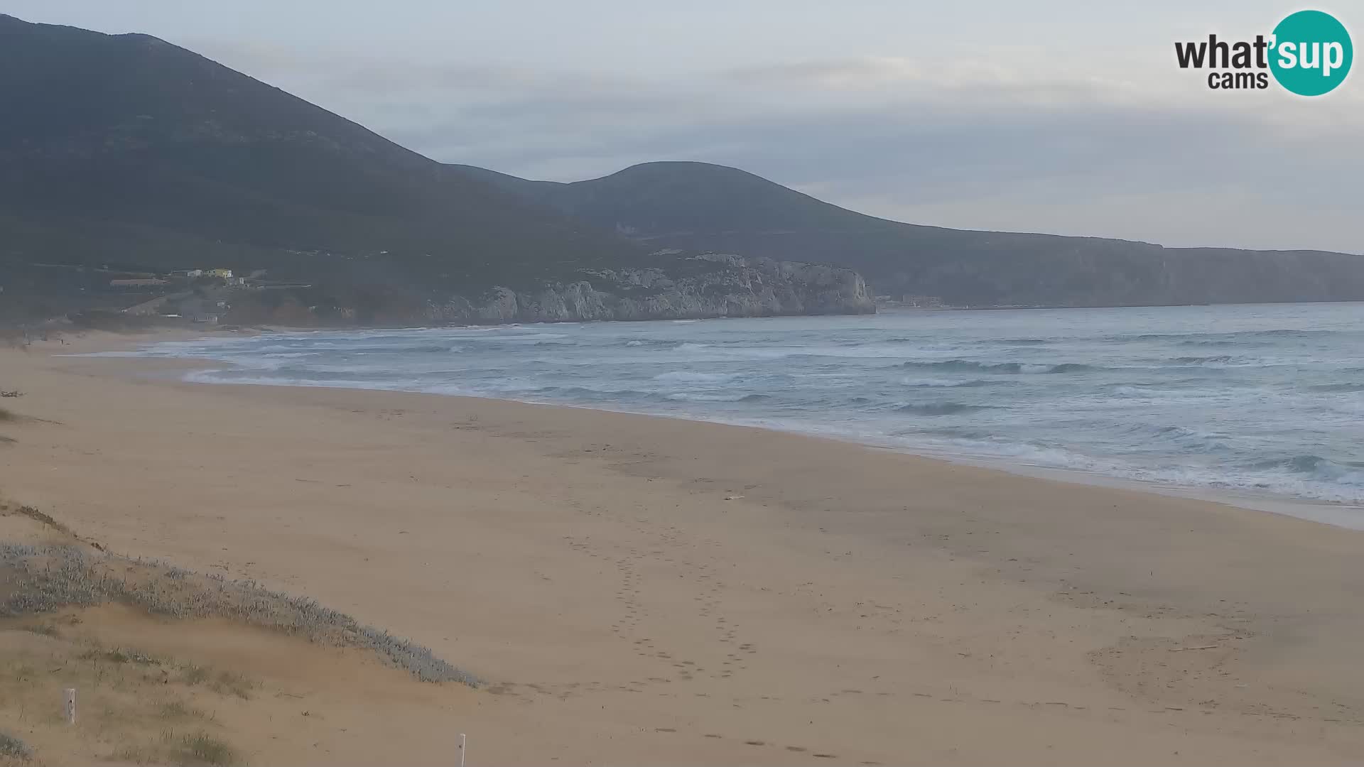 Spiaggia di San Nicolò webcam a Buggerru, Sardegna – Ammira le onde e i tramonti