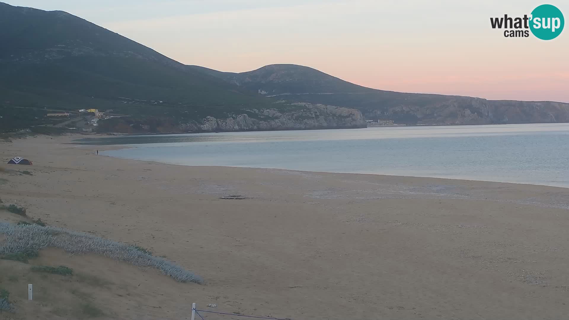 Spiaggia di San Nicolò webcam a Buggerru, Sardegna – Ammira le onde e i tramonti