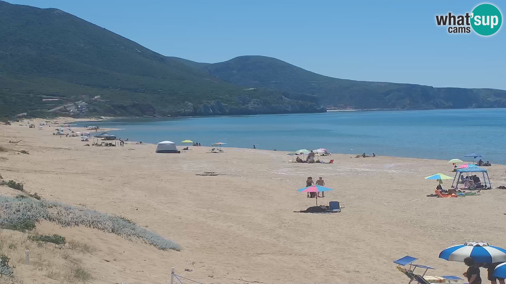 Live Beach Webcam San Nicolò, Buggerru, Sardinia – Watch the Waves and Sunset