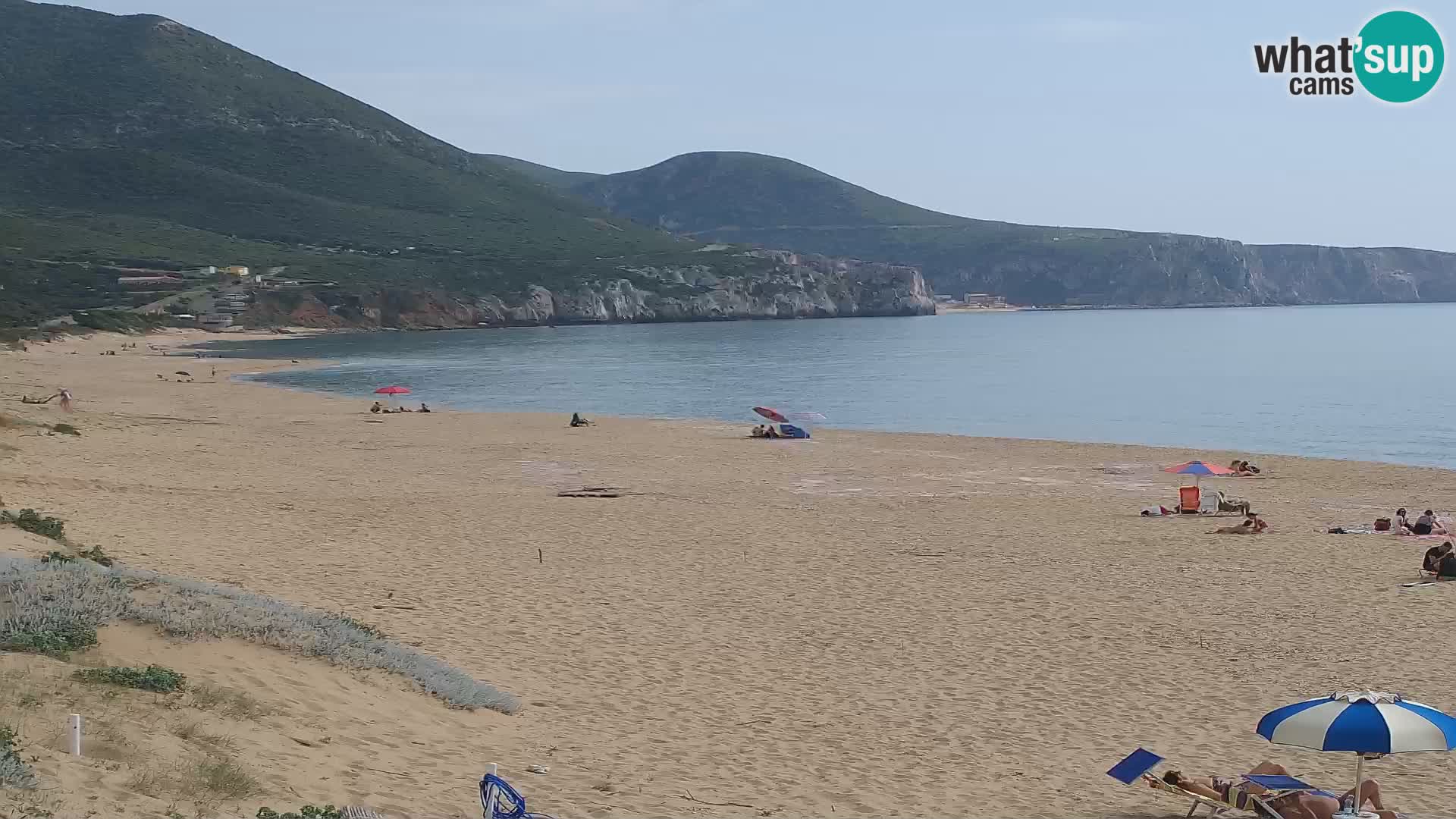 Live webcam plaže San Nicolò u Buggerru, Sardinija – uživajte u valovima i zalascima sunca