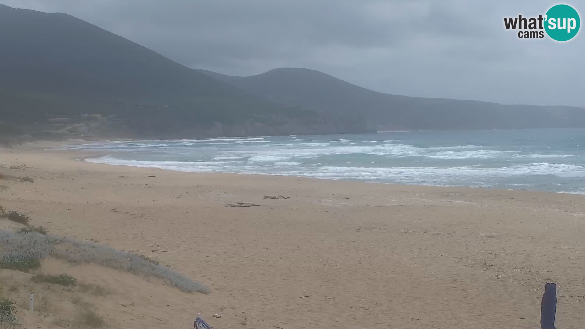 Live Beach Webcam San Nicolò, Buggerru, Sardinia – Watch the Waves and Sunset