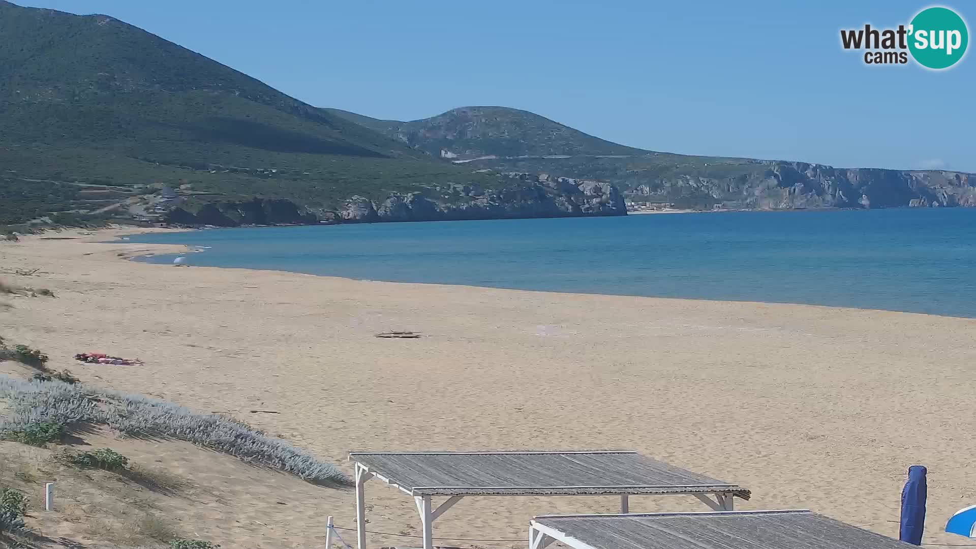 Live Beach Webcam San Nicolò, Buggerru, Sardinia – Watch the Waves and Sunset