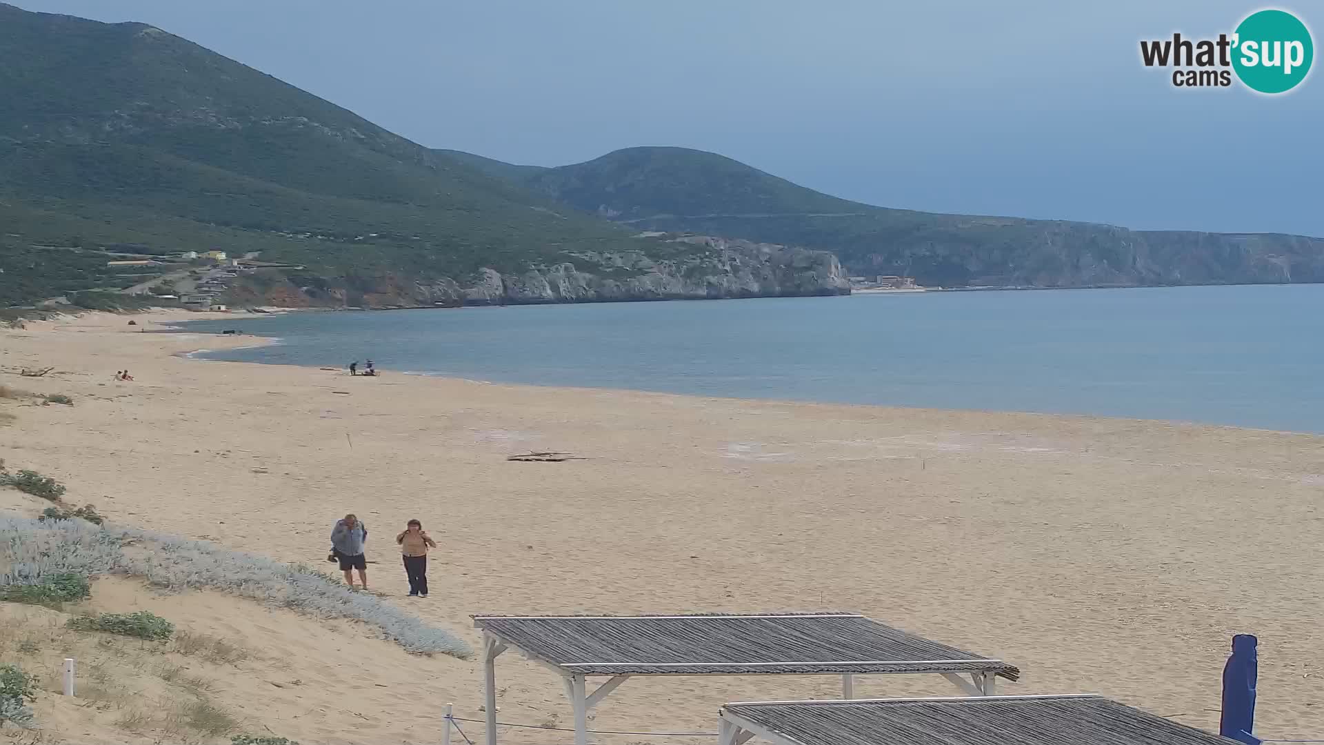 Live webcam plaže San Nicolò u Buggerru, Sardinija – uživajte u valovima i zalascima sunca