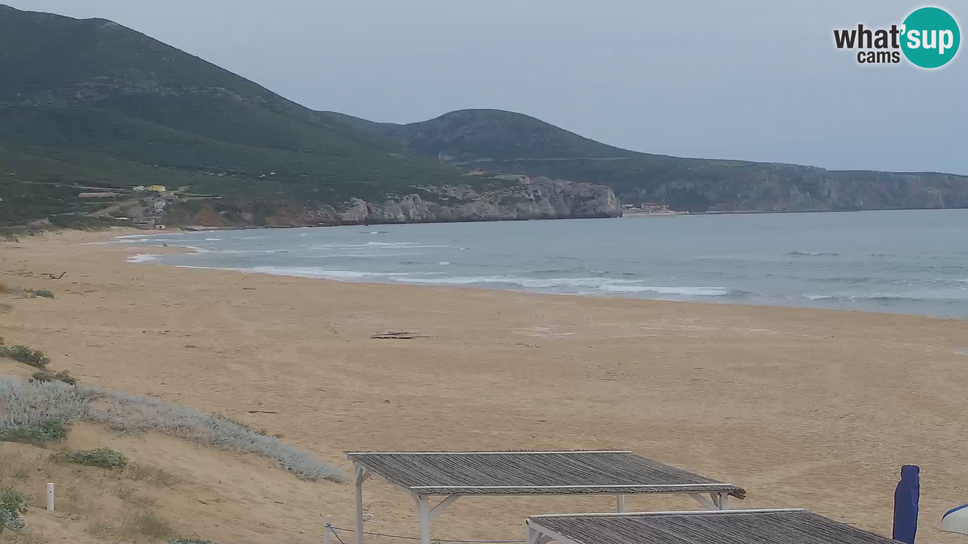 Live Beach Webcam San Nicolò, Buggerru, Sardinia – Watch the Waves and Sunset