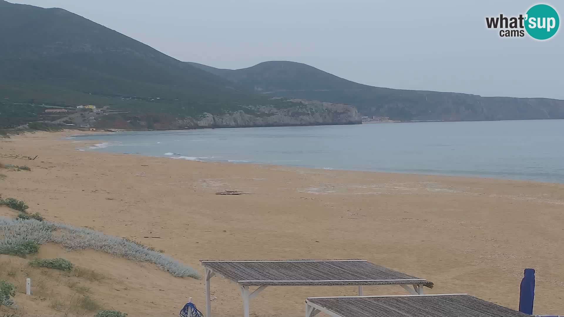 Live webcam plaže San Nicolò u Buggerru, Sardinija – uživajte u valovima i zalascima sunca