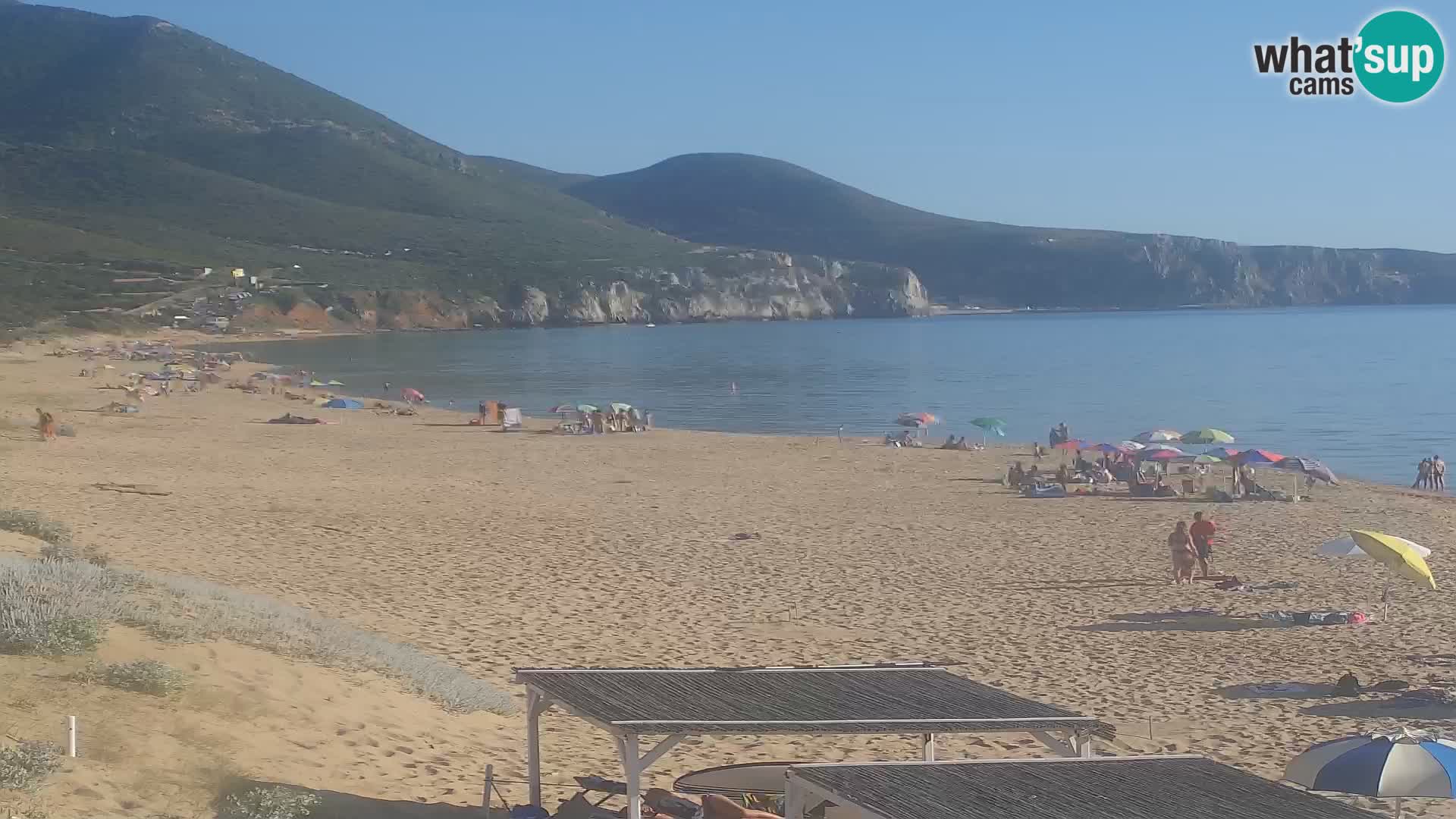 Live Beach Webcam San Nicolò, Buggerru, Sardinia – Watch the Waves and Sunset
