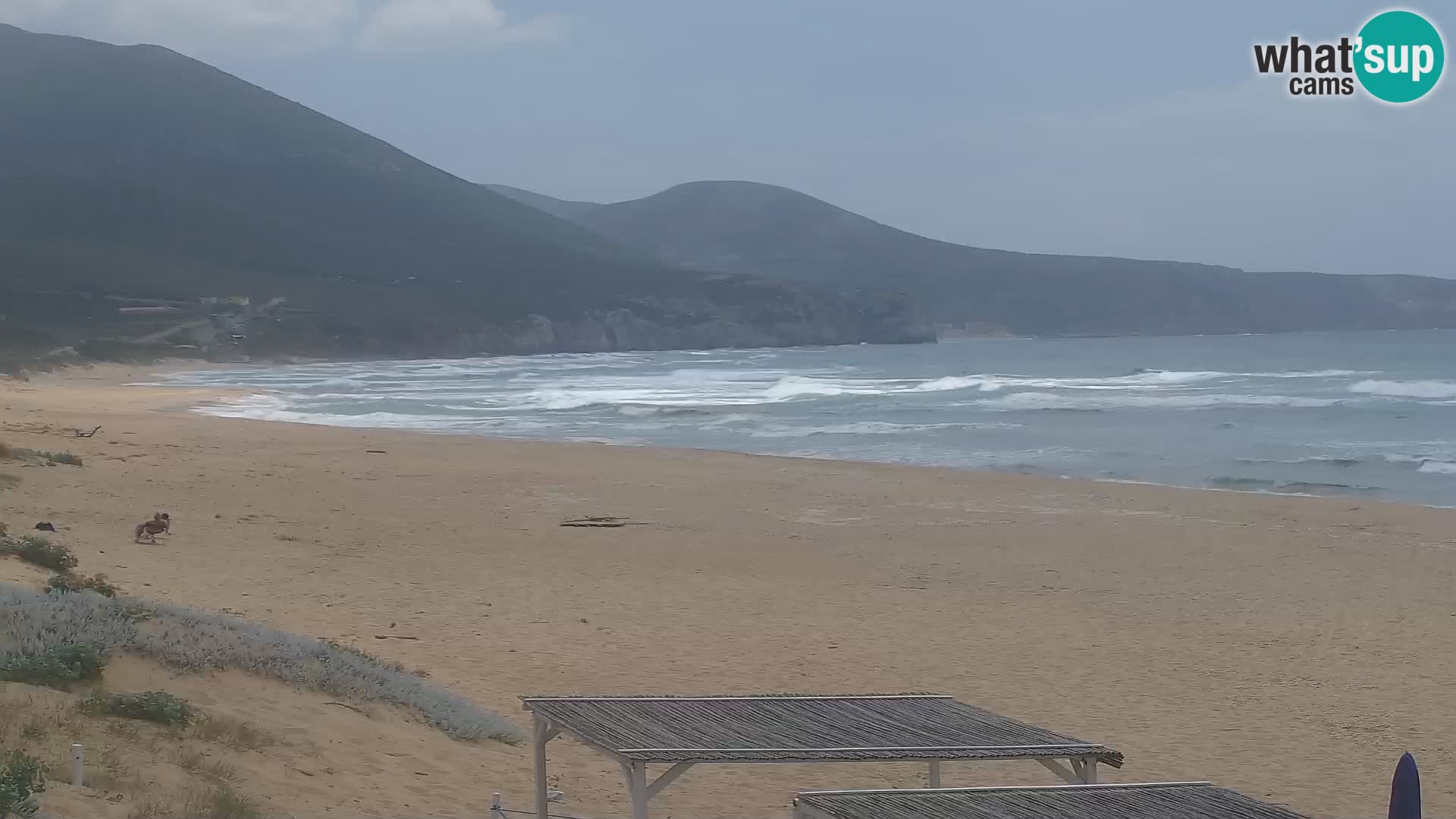 Spiaggia di San Nicolò webcam a Buggerru, Sardegna – Ammira le onde e i tramonti